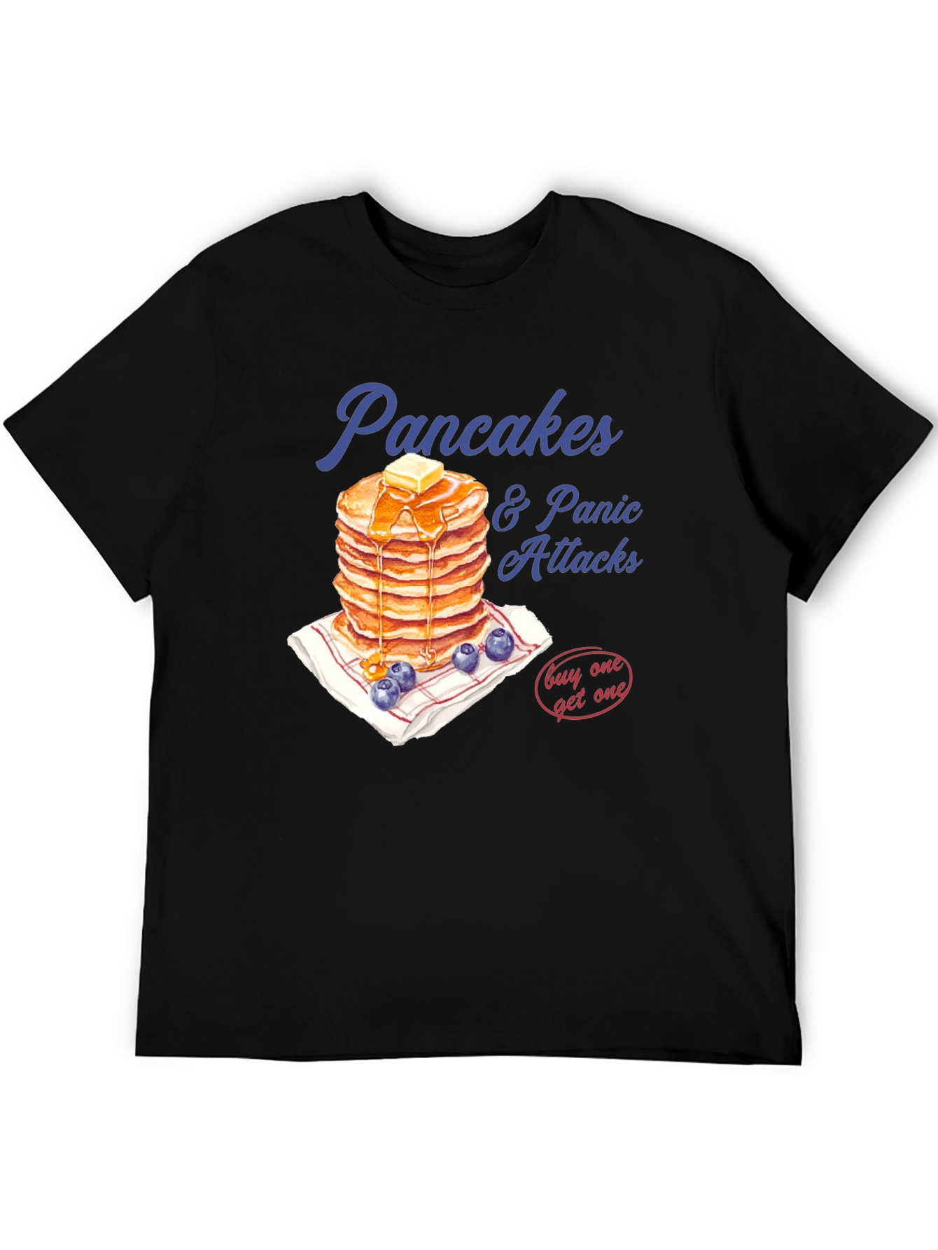 Pancakes & Panic Attacks Graphic Tee
