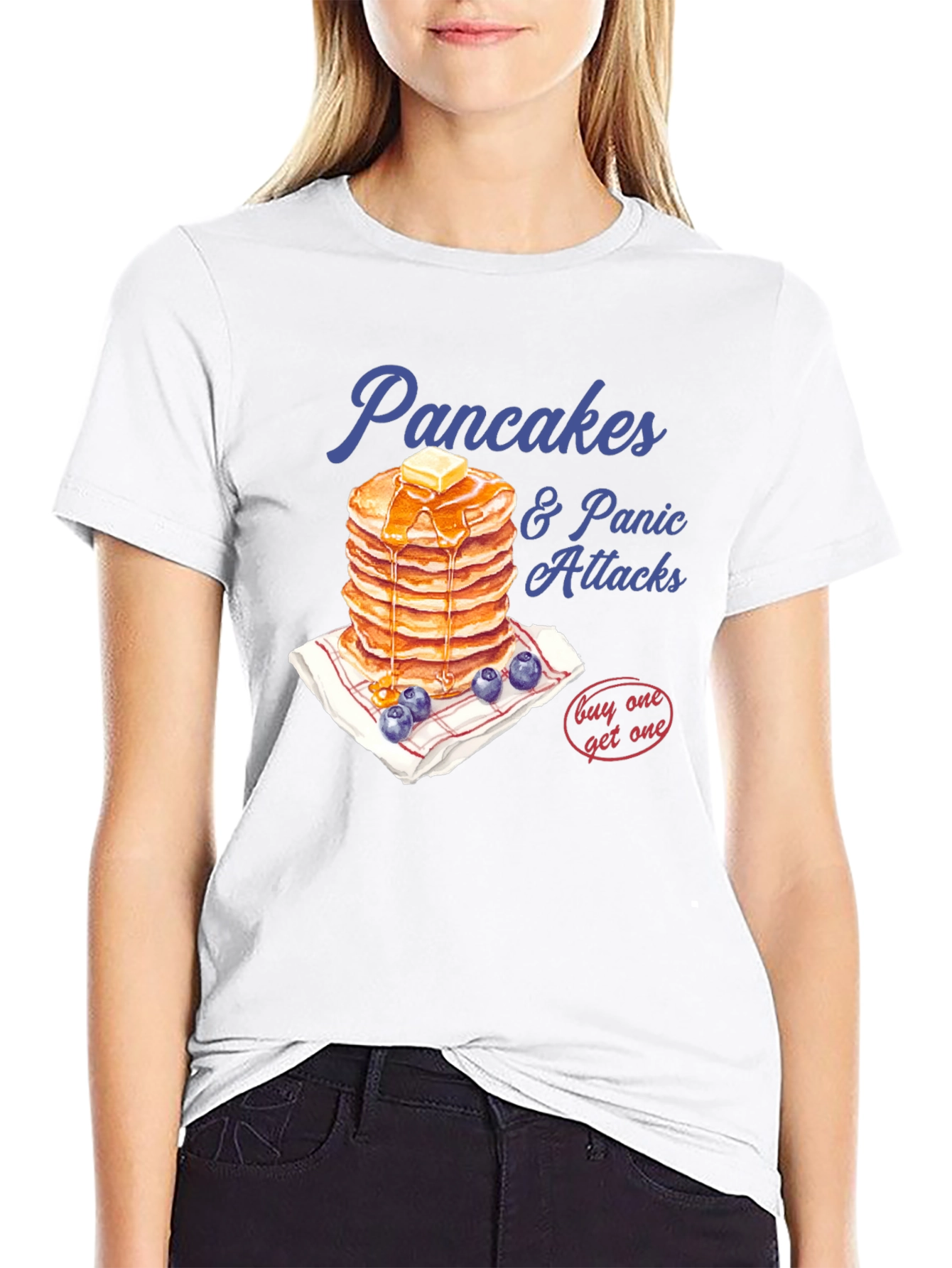 Pancakes & Panic Attacks Graphic Tee