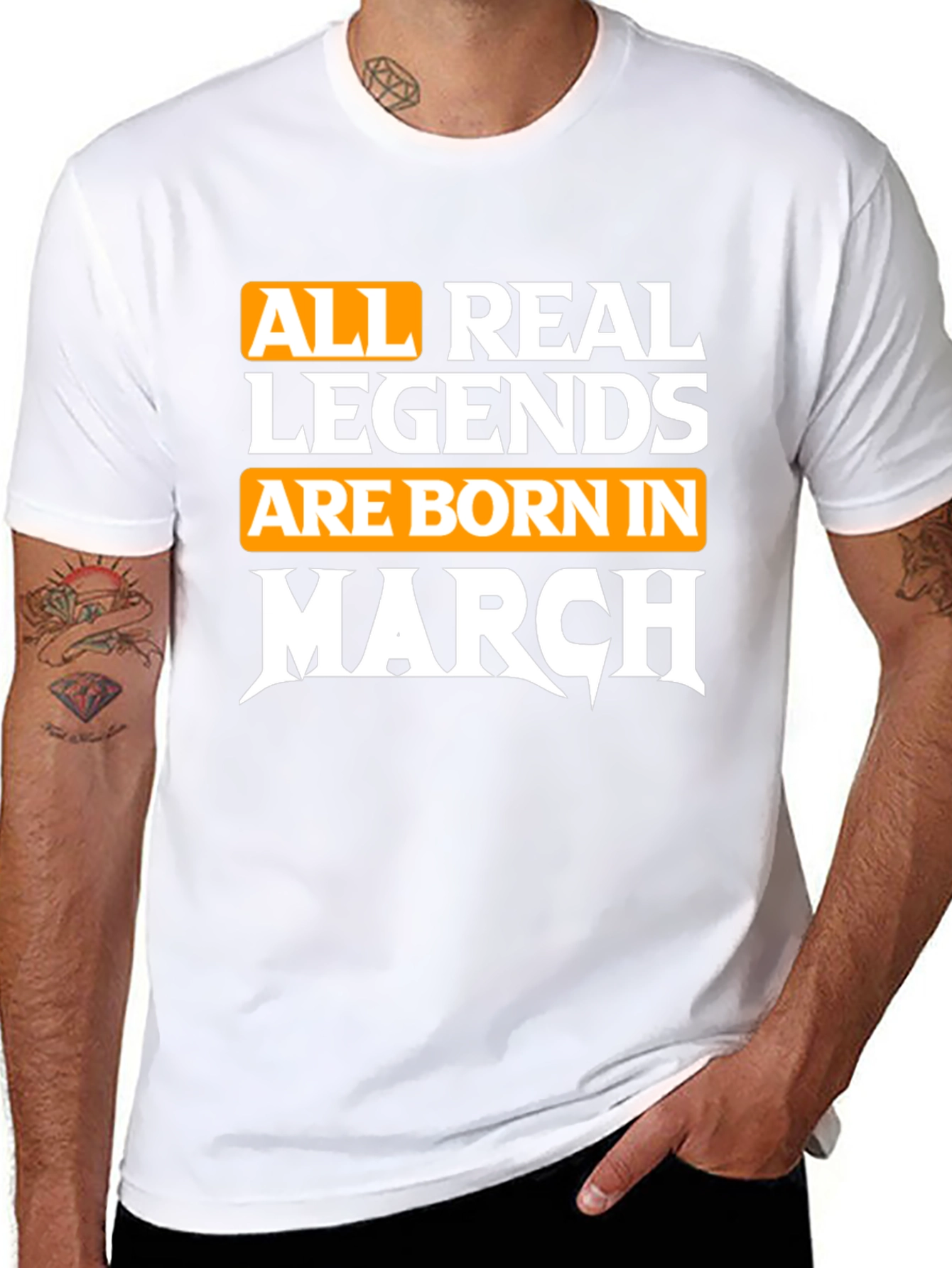 Legends Born in March T-Shirt