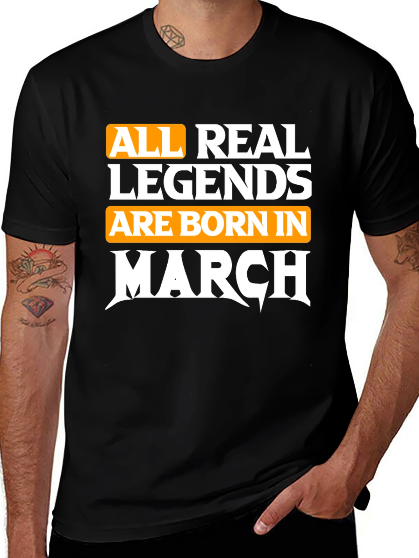 Legends Born in March T-Shirt