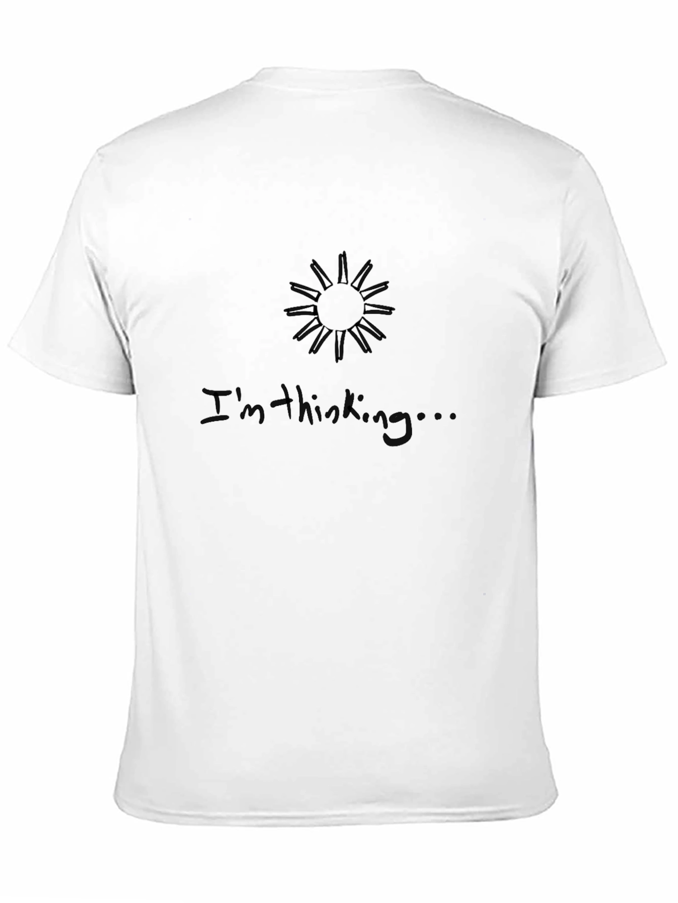 Im Thinking Graphic T-Shirt - Black