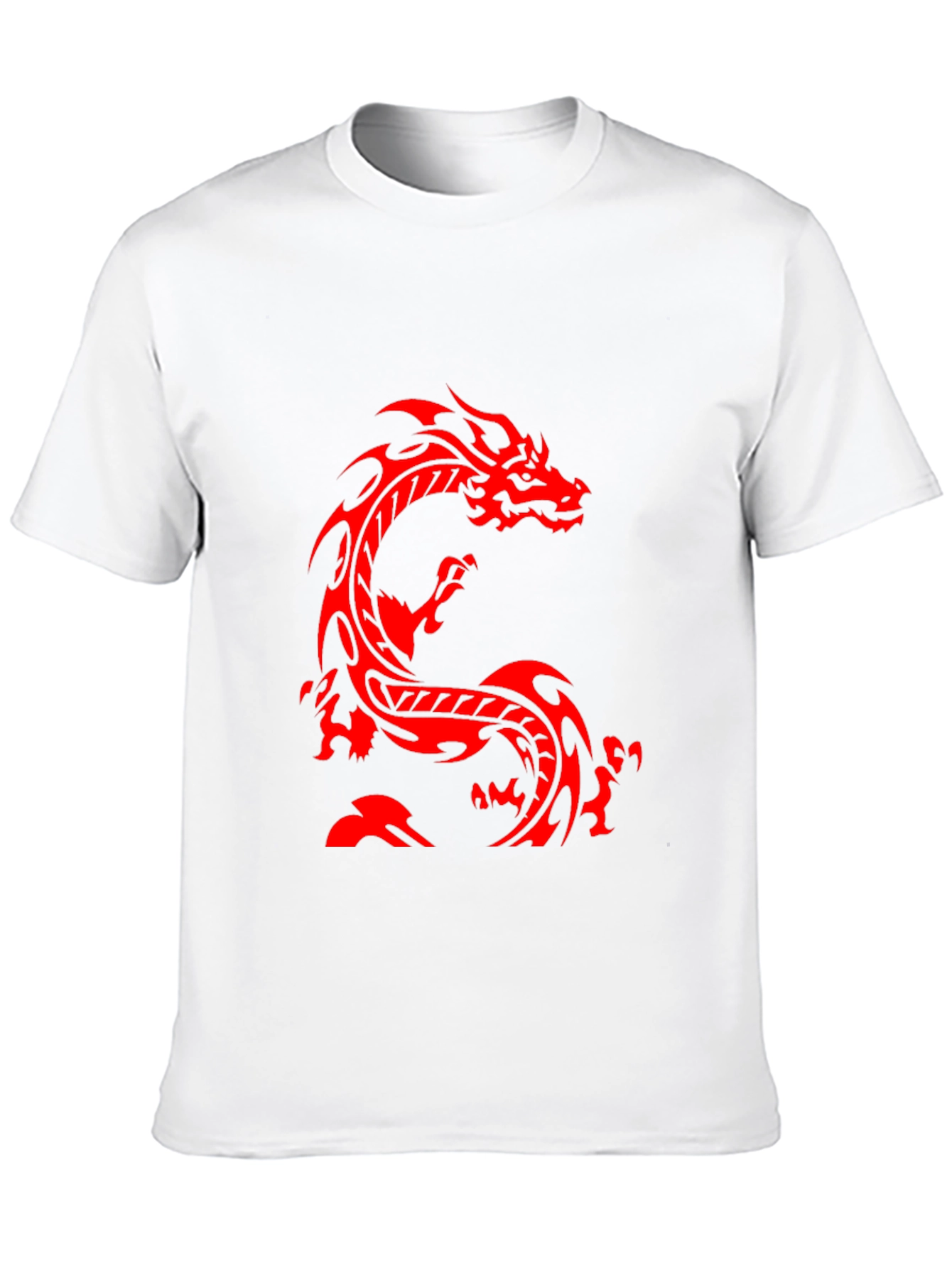 Red Dragon Graphic Black T-Shirt - Casual Style