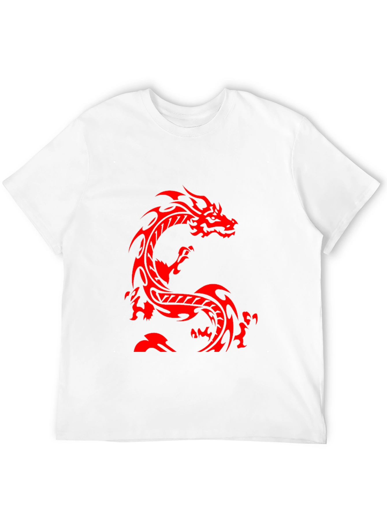 Red Dragon Graphic Black T-Shirt - Casual Style