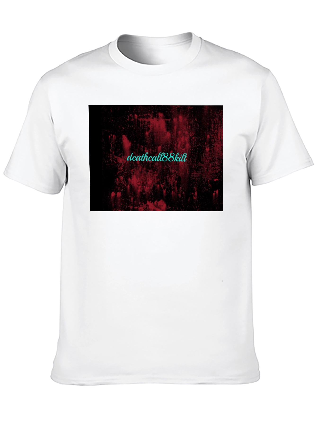 Deathcall88kill Graphic T-Shirt - Black Cotton Tee