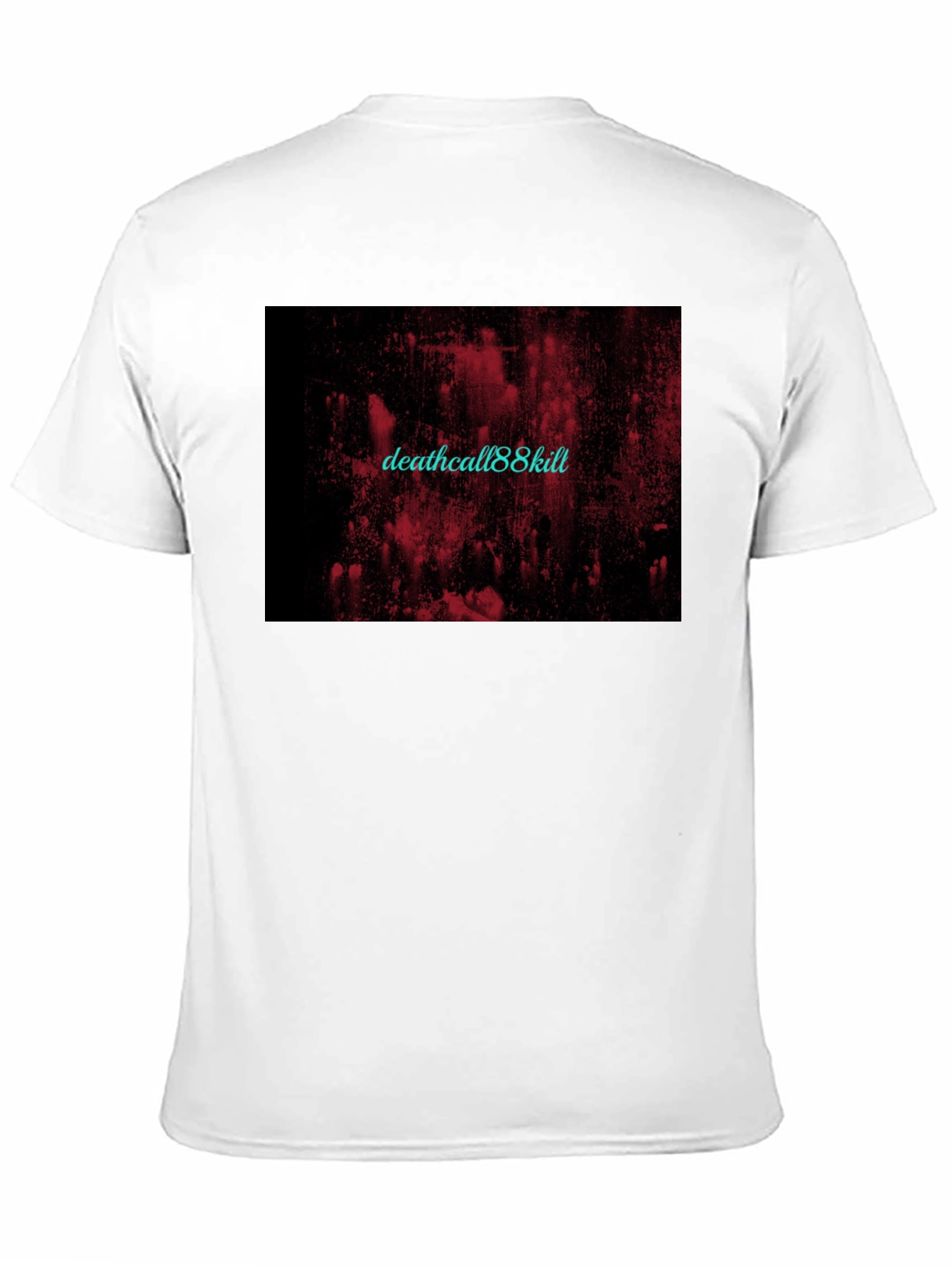 Deathcall88kill Graphic T-Shirt - Black Cotton Tee