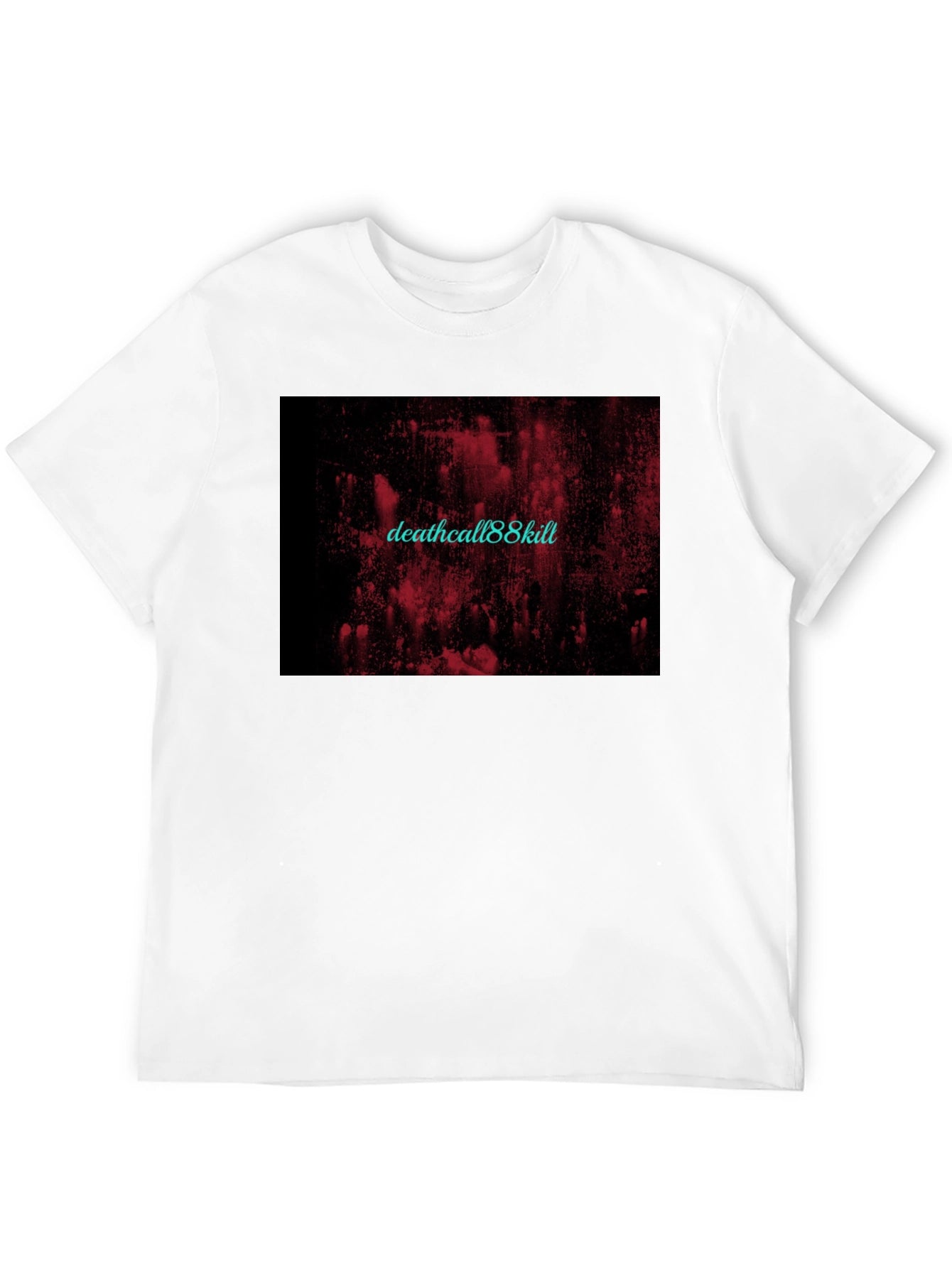 Deathcall88kill Graphic T-Shirt - Black Cotton Tee