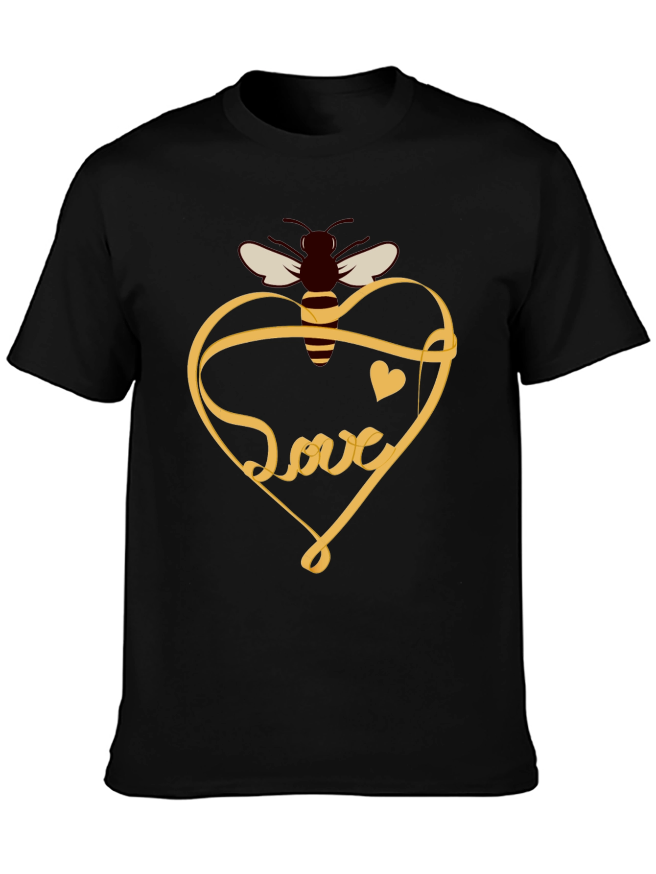 Bee Love T-Shirt: Sweet Heart Design