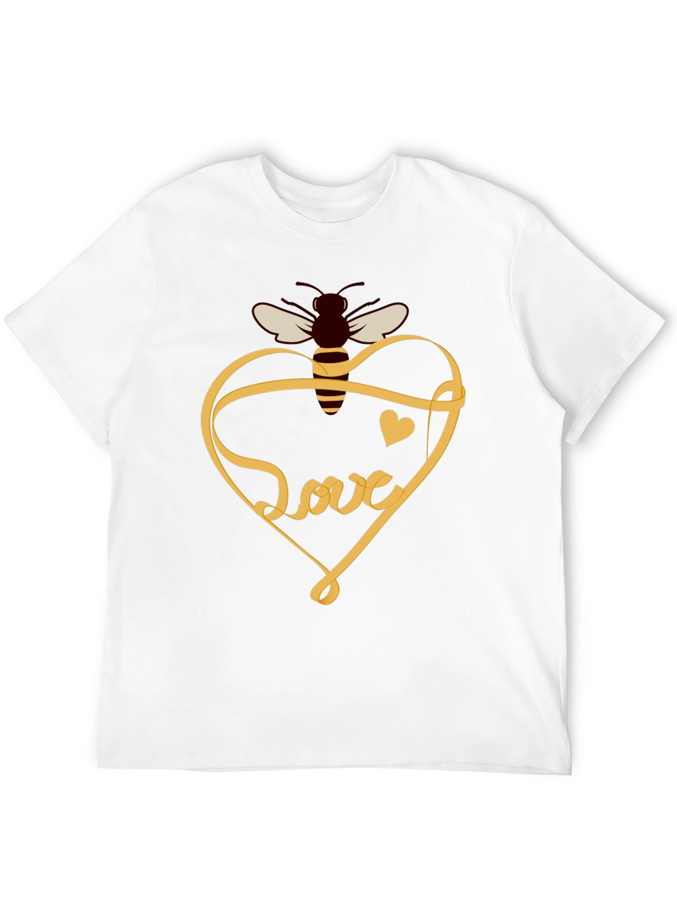 Bee Love T-Shirt: Sweet Heart Design
