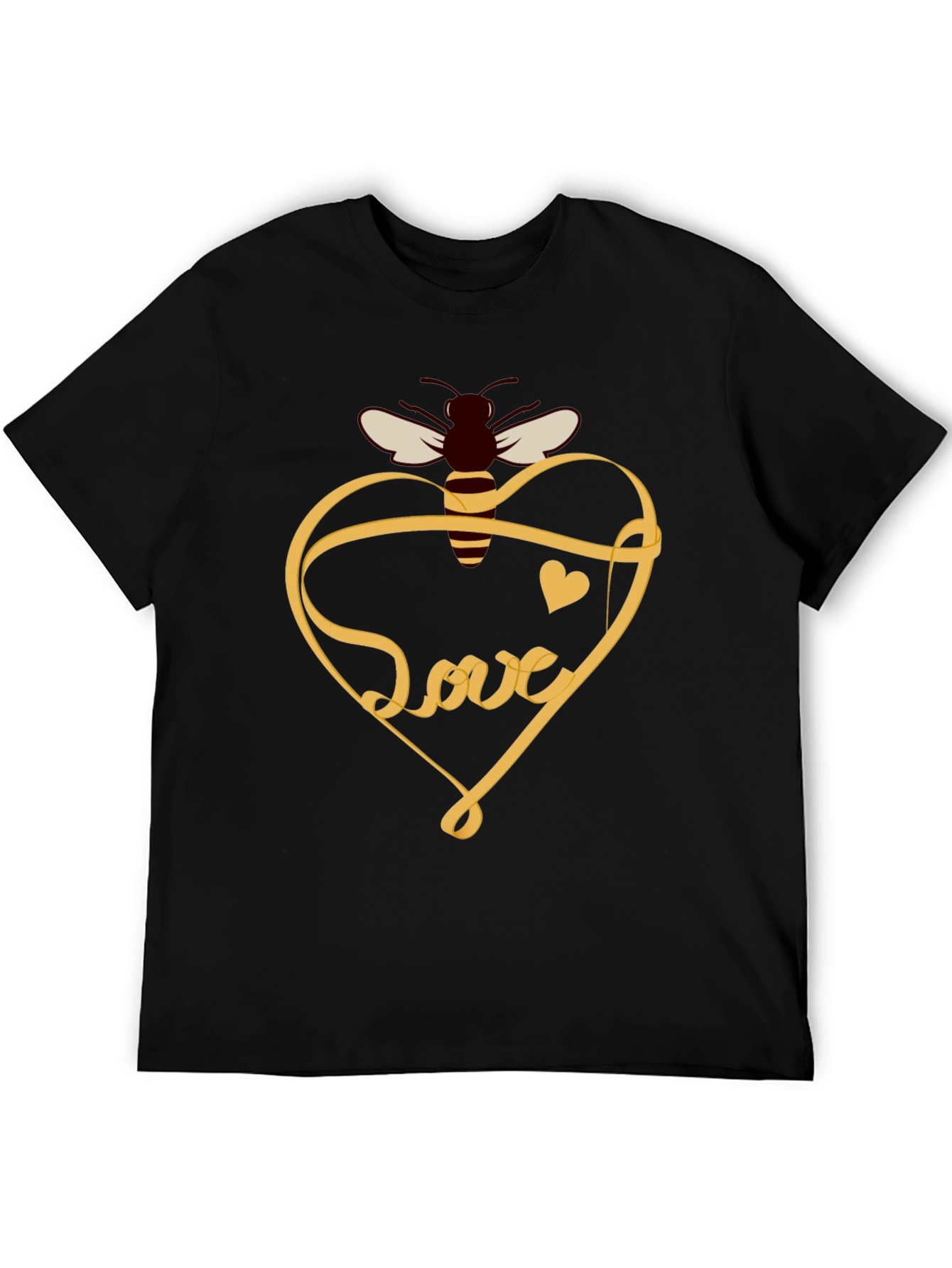 Bee Love T-Shirt: Sweet Heart Design