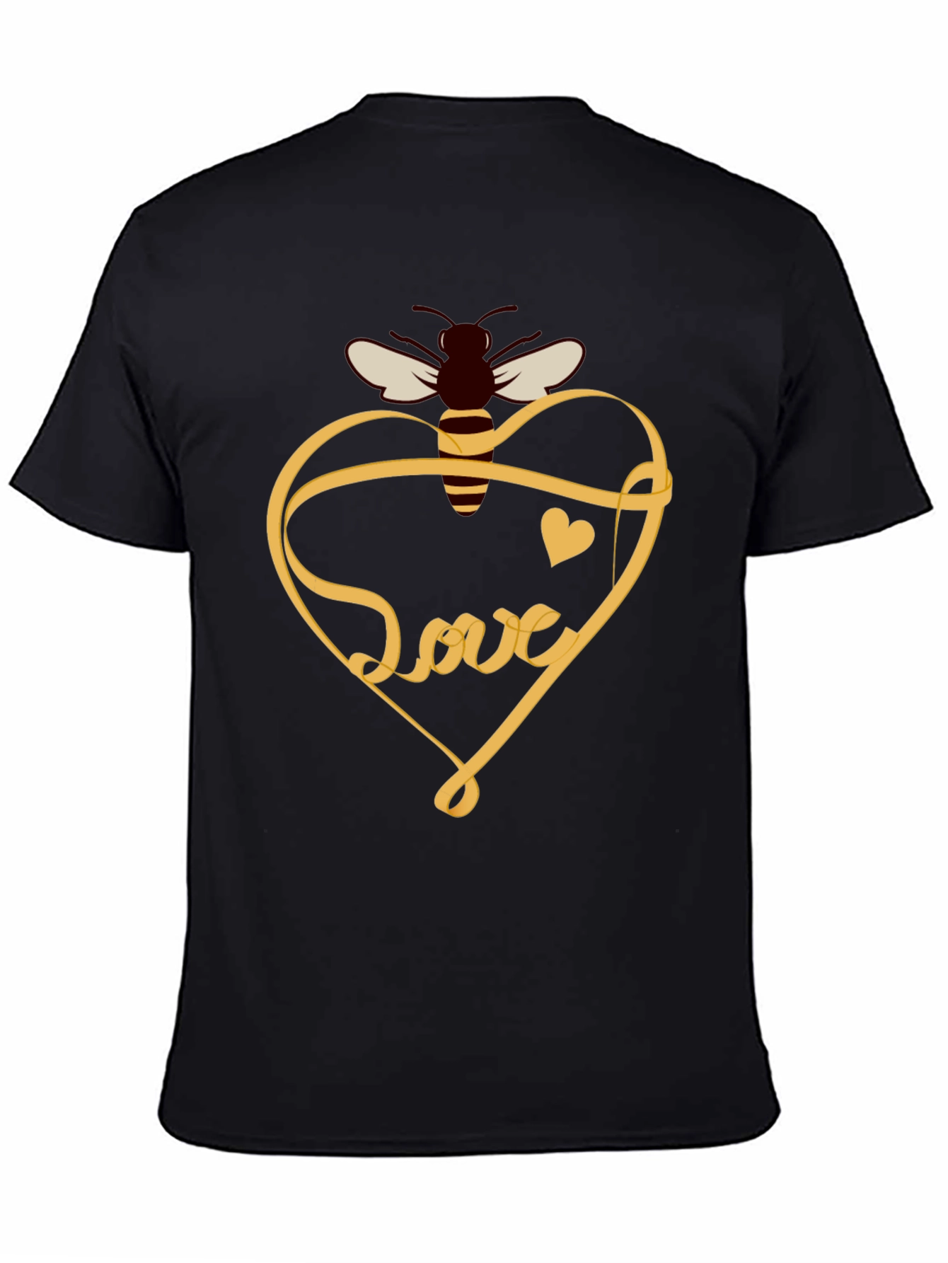 Bee Love T-Shirt: Sweet Heart Design