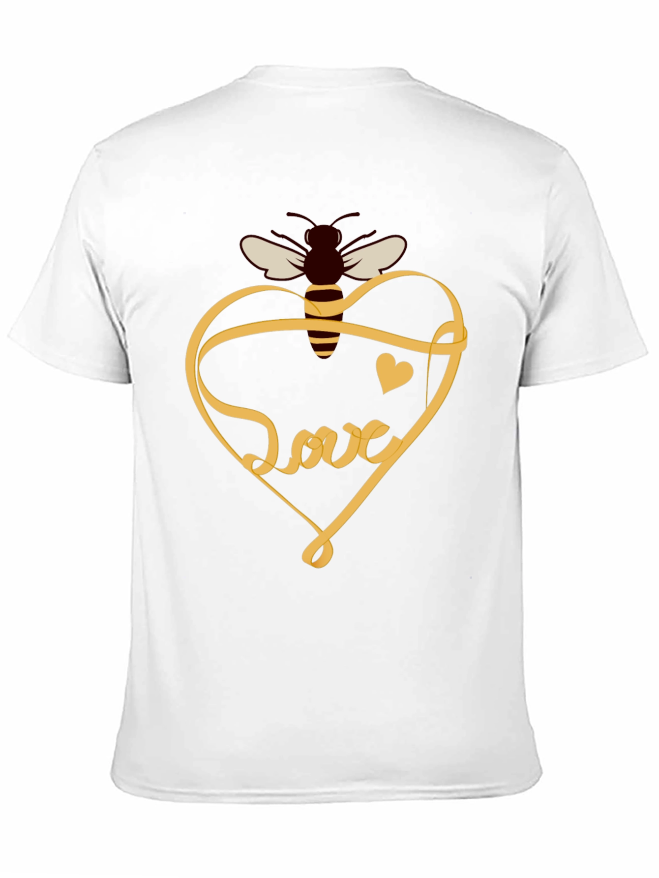 Bee Love T-Shirt: Sweet Heart Design