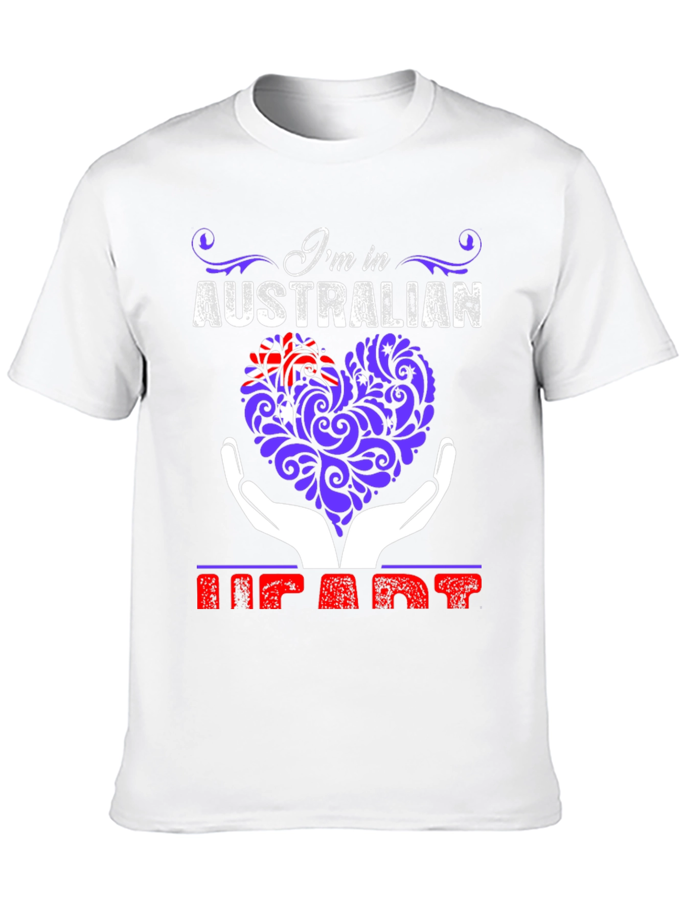 Im in Australian Heart Graphic T-Shirt