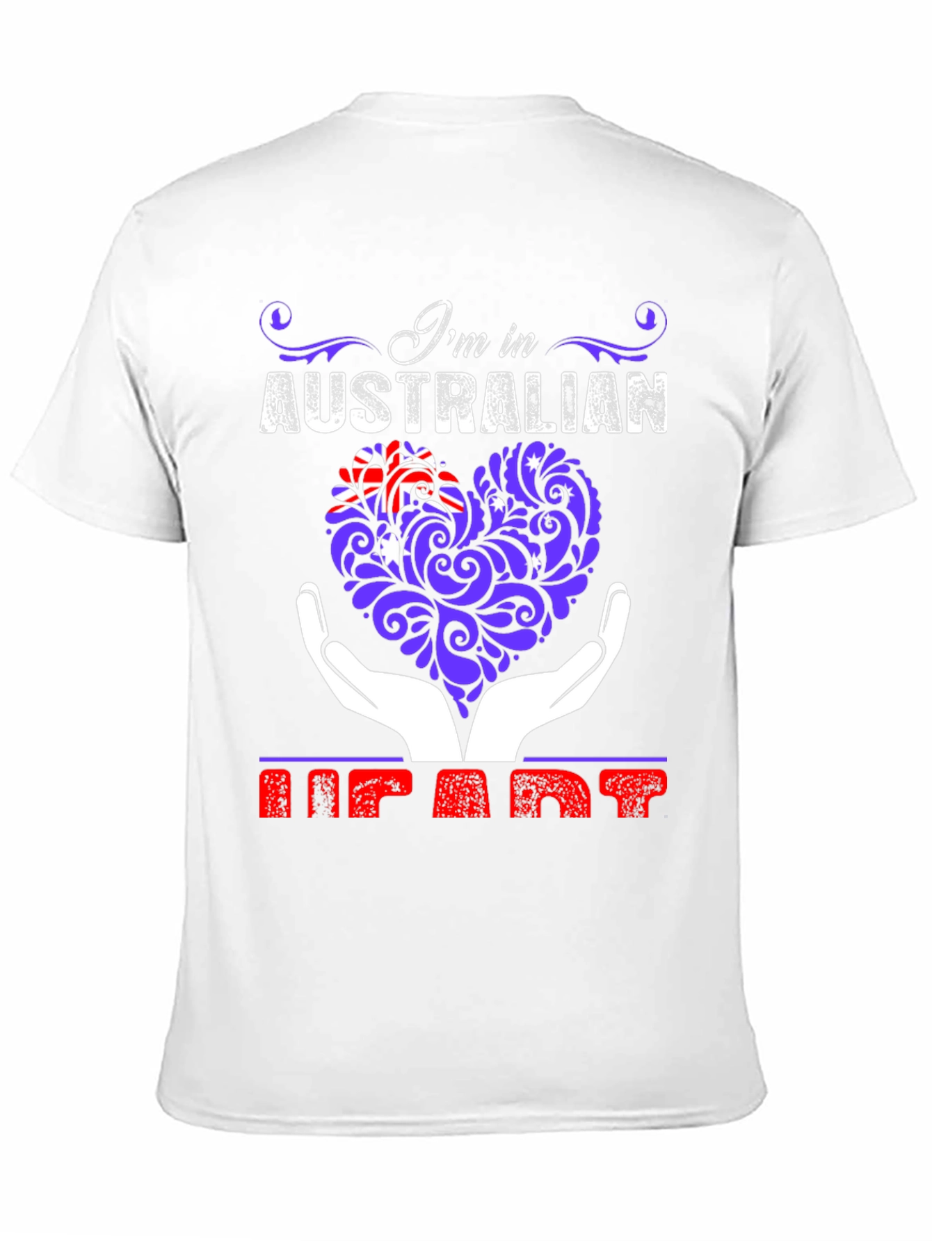 Im in Australian Heart Graphic T-Shirt