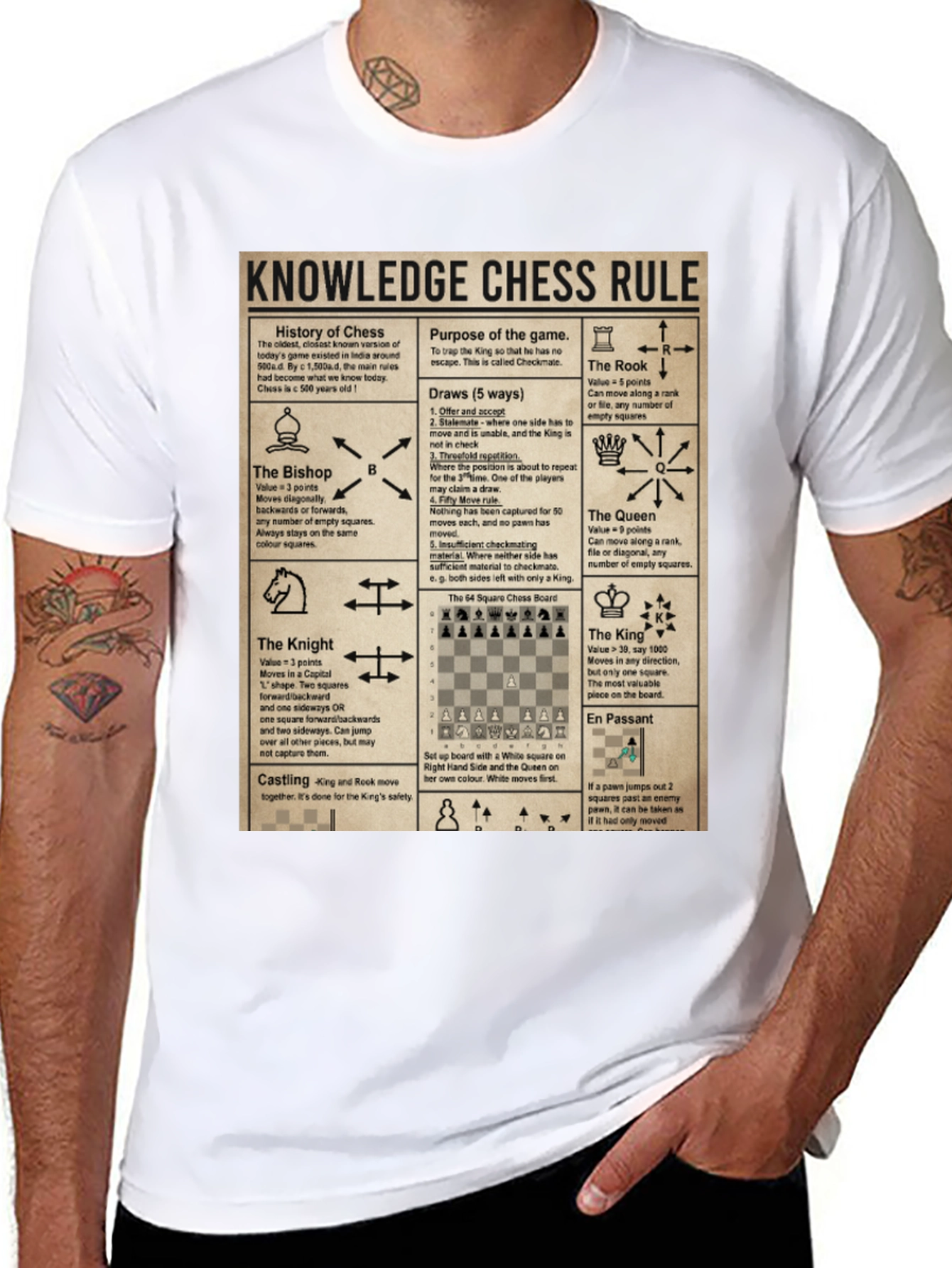 Chess Knowledge Rule T-Shirt