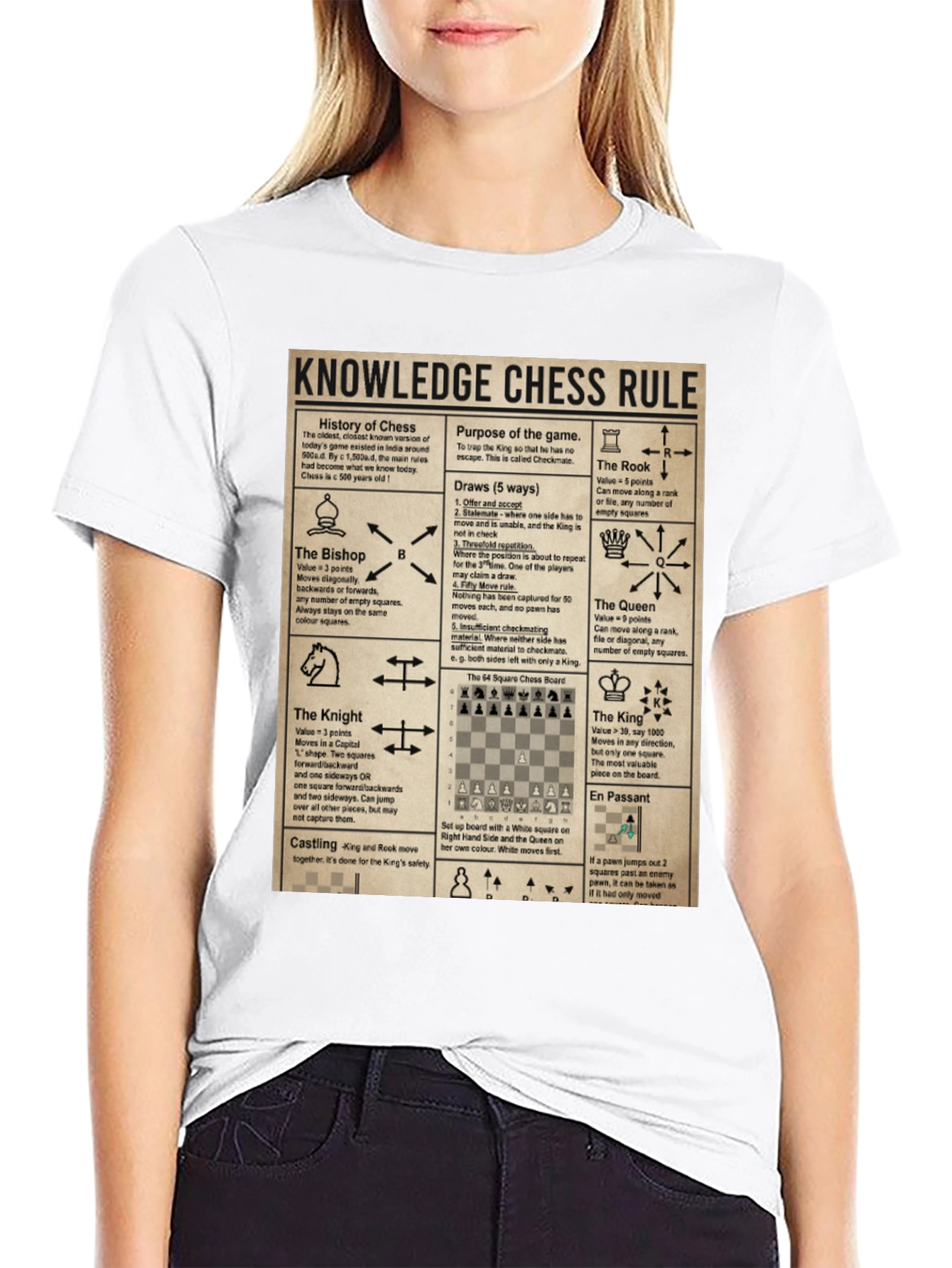 Chess Knowledge Rule T-Shirt