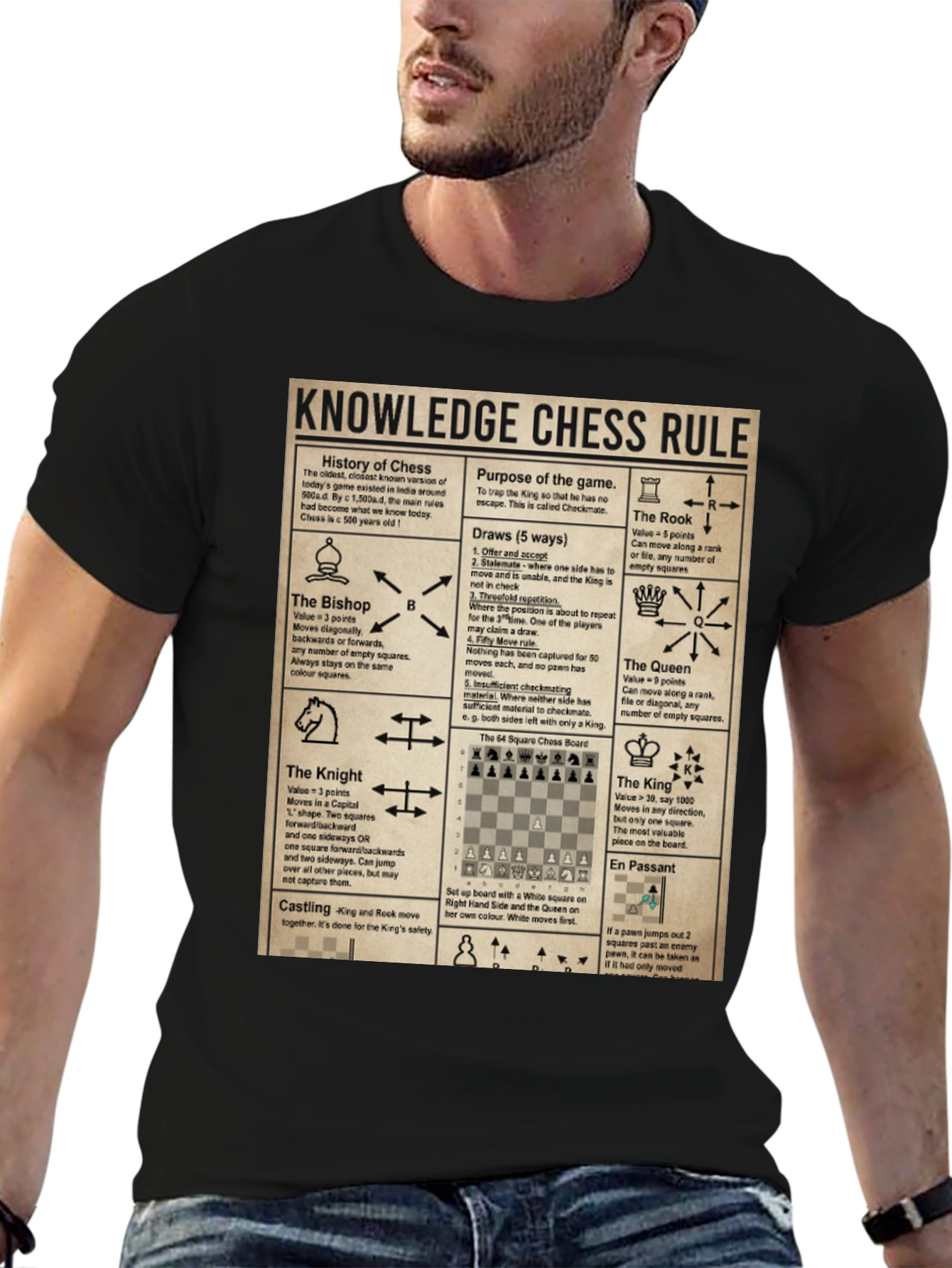 Chess Knowledge Rule T-Shirt