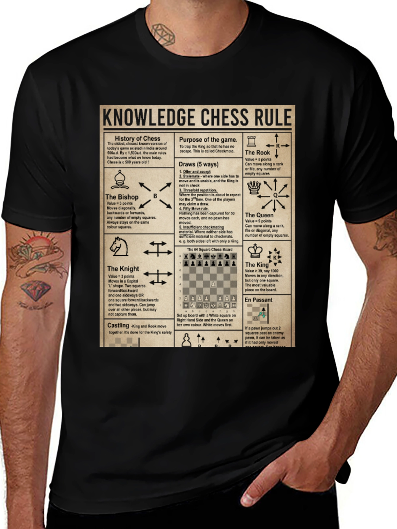 Chess Knowledge Rule T-Shirt