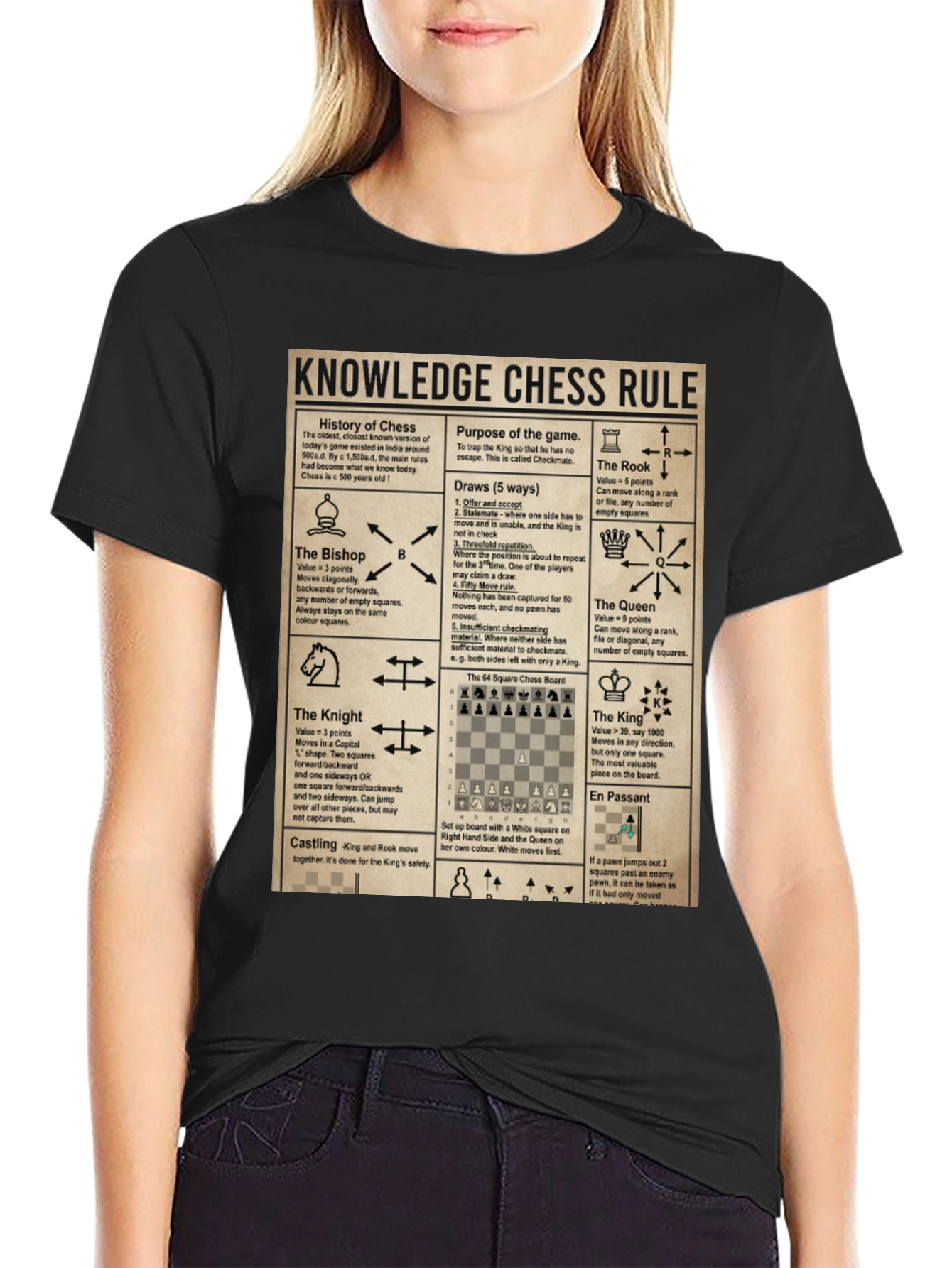 Chess Knowledge Rule T-Shirt