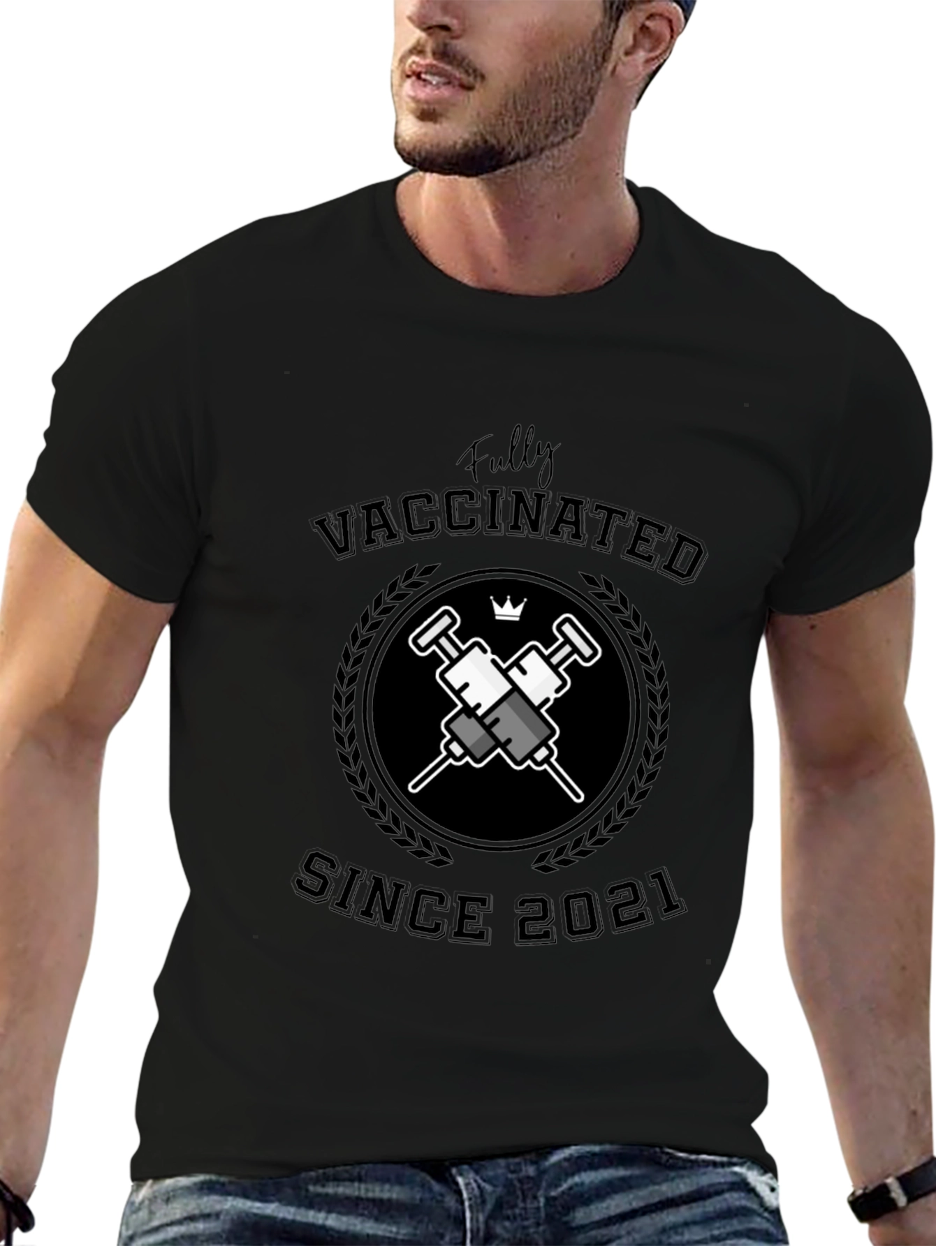 Fully Vaccinated Since 2021 Graphic T-Shirt