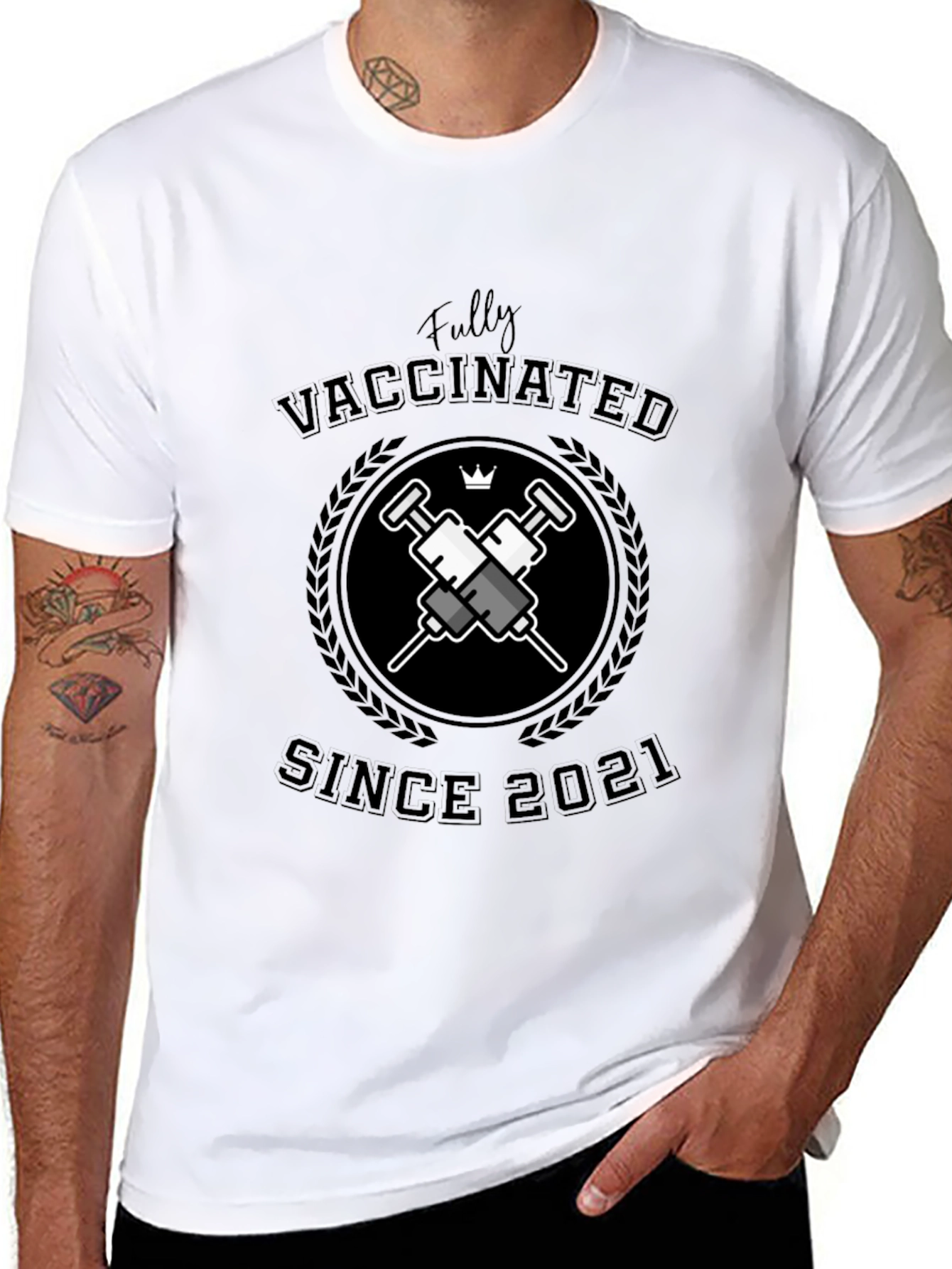 Fully Vaccinated Since 2021 Graphic T-Shirt