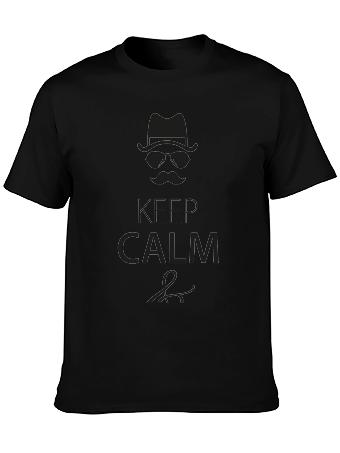 Keep Calm Gentleman Graphic T-Shirt