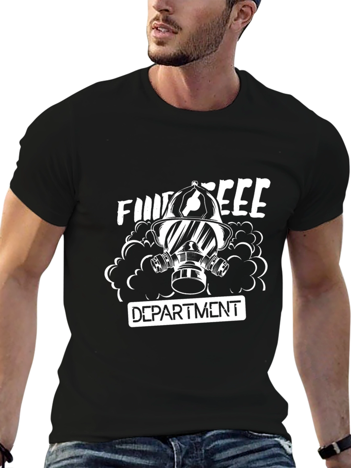 Firefighter Department Graphic T-Shirt