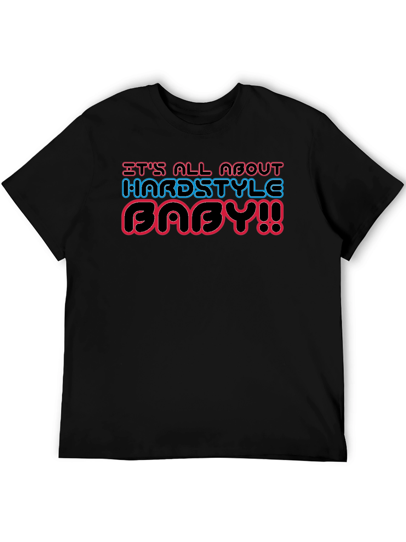Hardstyle Baby Black T-Shirt Rave EDM Festival Apparel