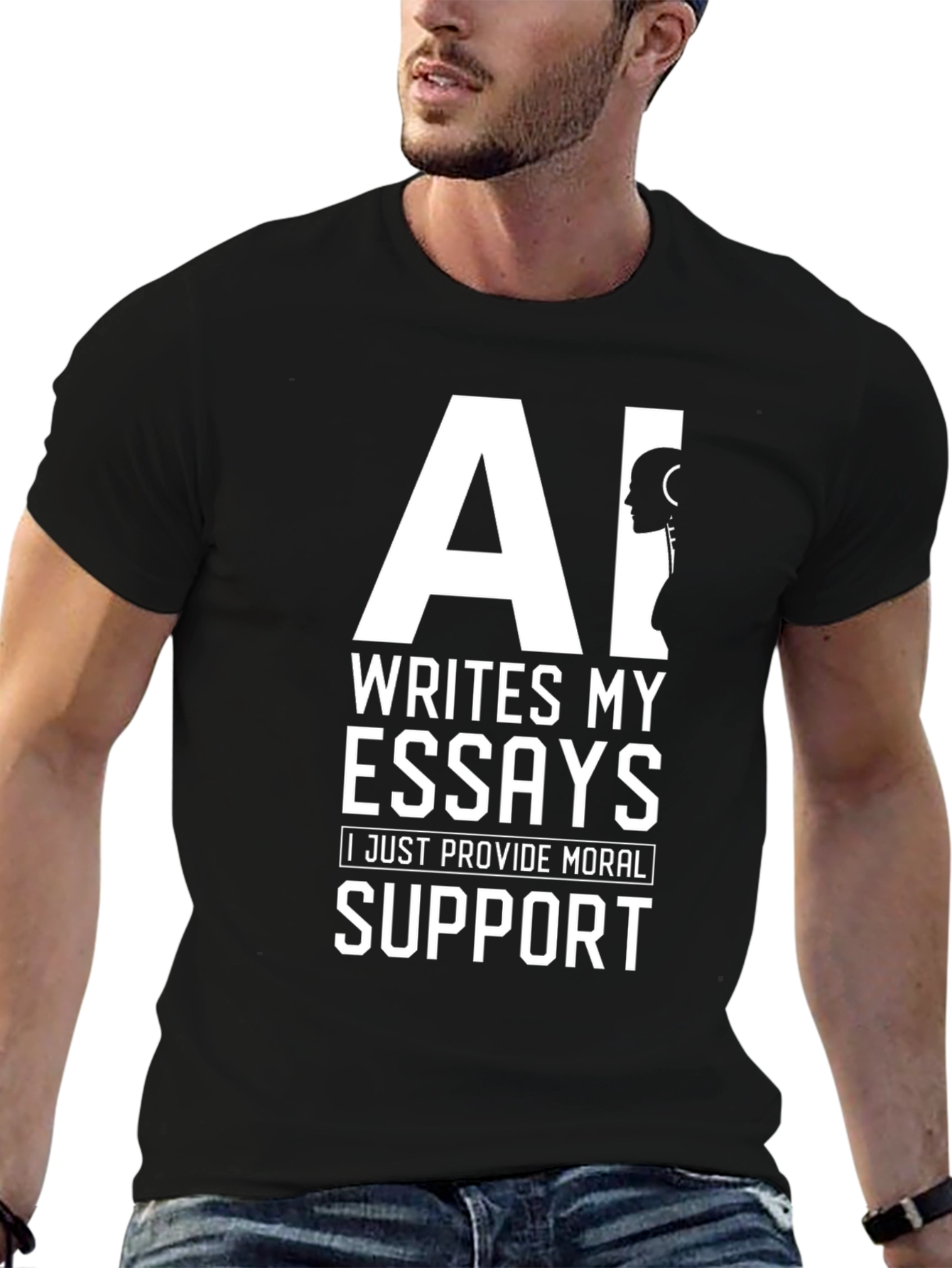 AI Writes My Essays Graphic Tee