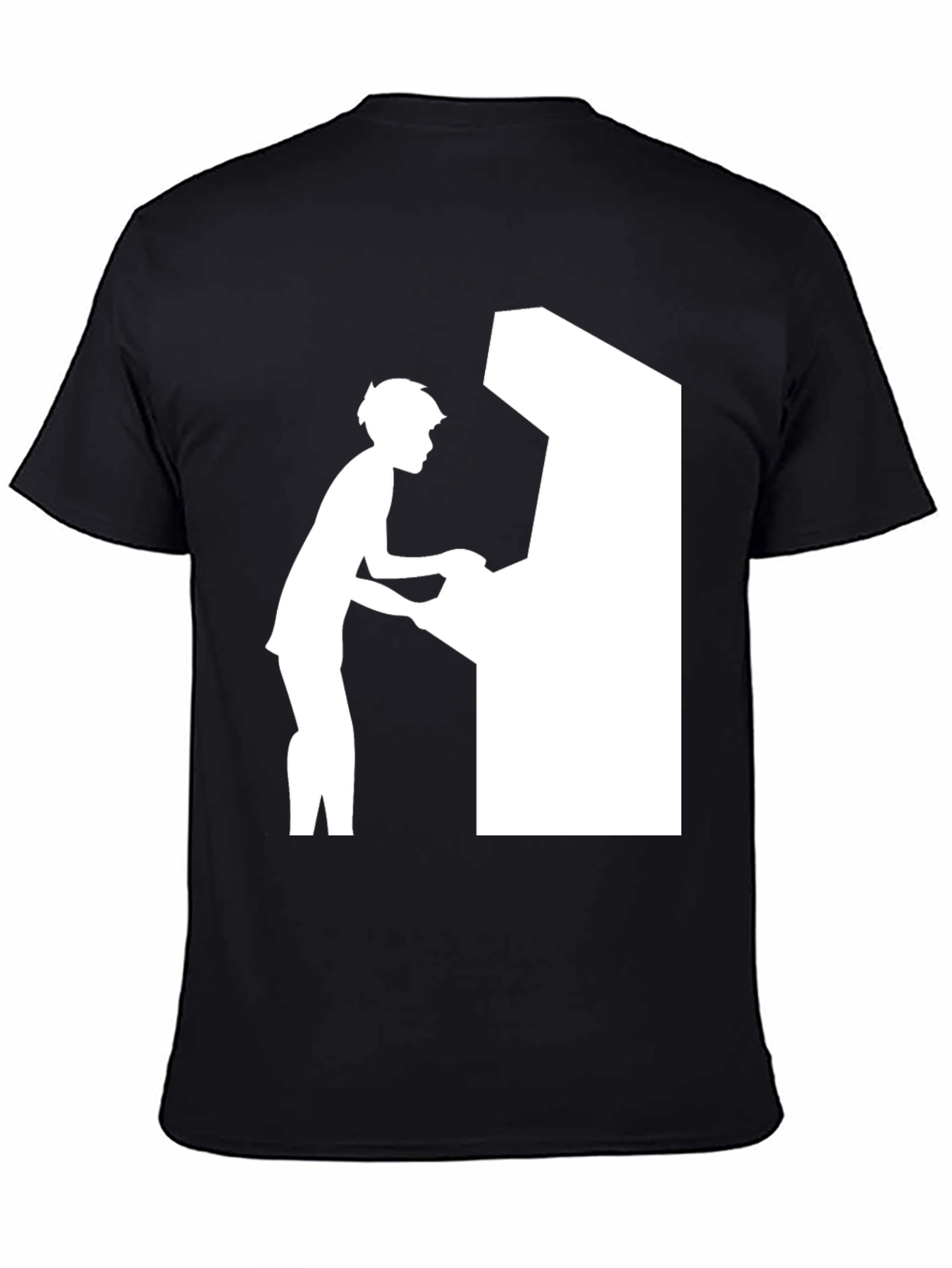 Retro Gamer T-Shirt - Black Arcade Game Tee