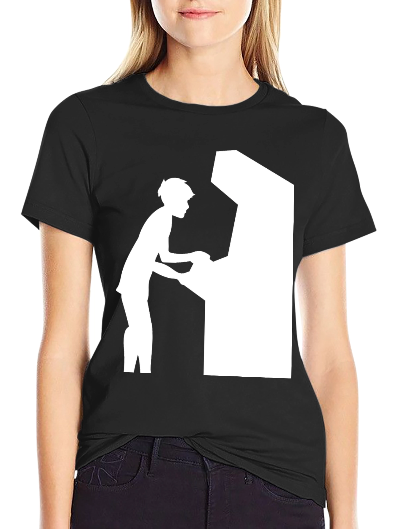 Retro Gamer T-Shirt - Black Arcade Game Tee