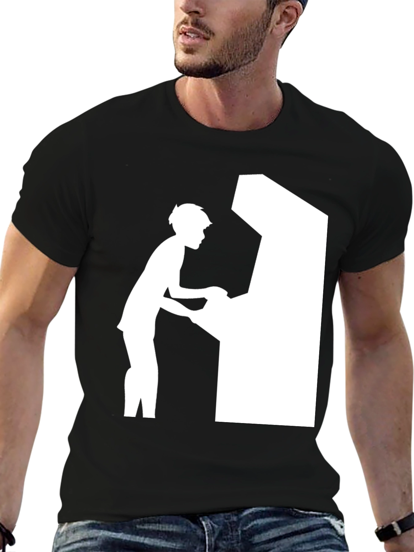 Retro Gamer T-Shirt - Black Arcade Game Tee