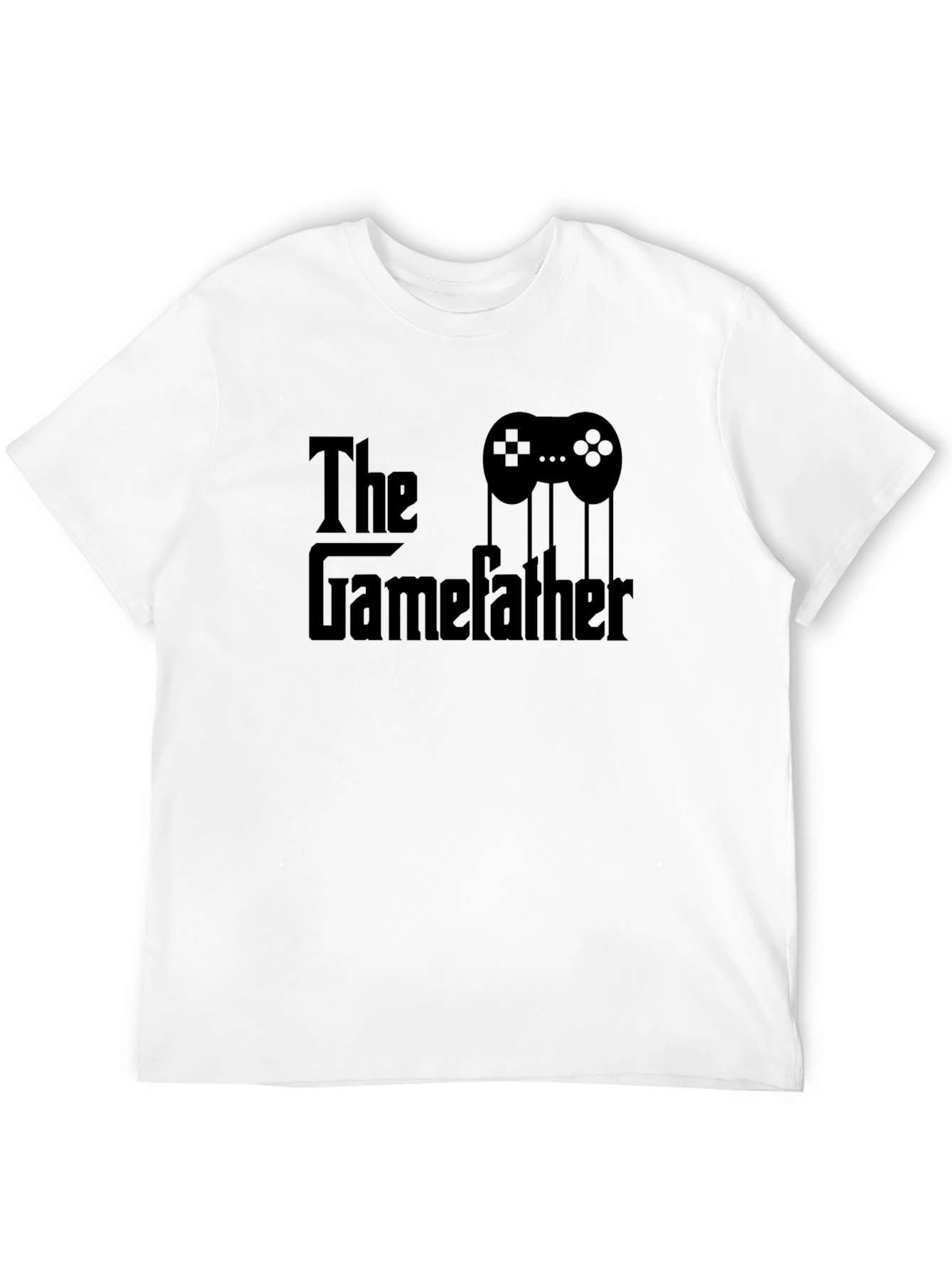 The Gamefather Black T-Shirt - Gamer Dad Tee