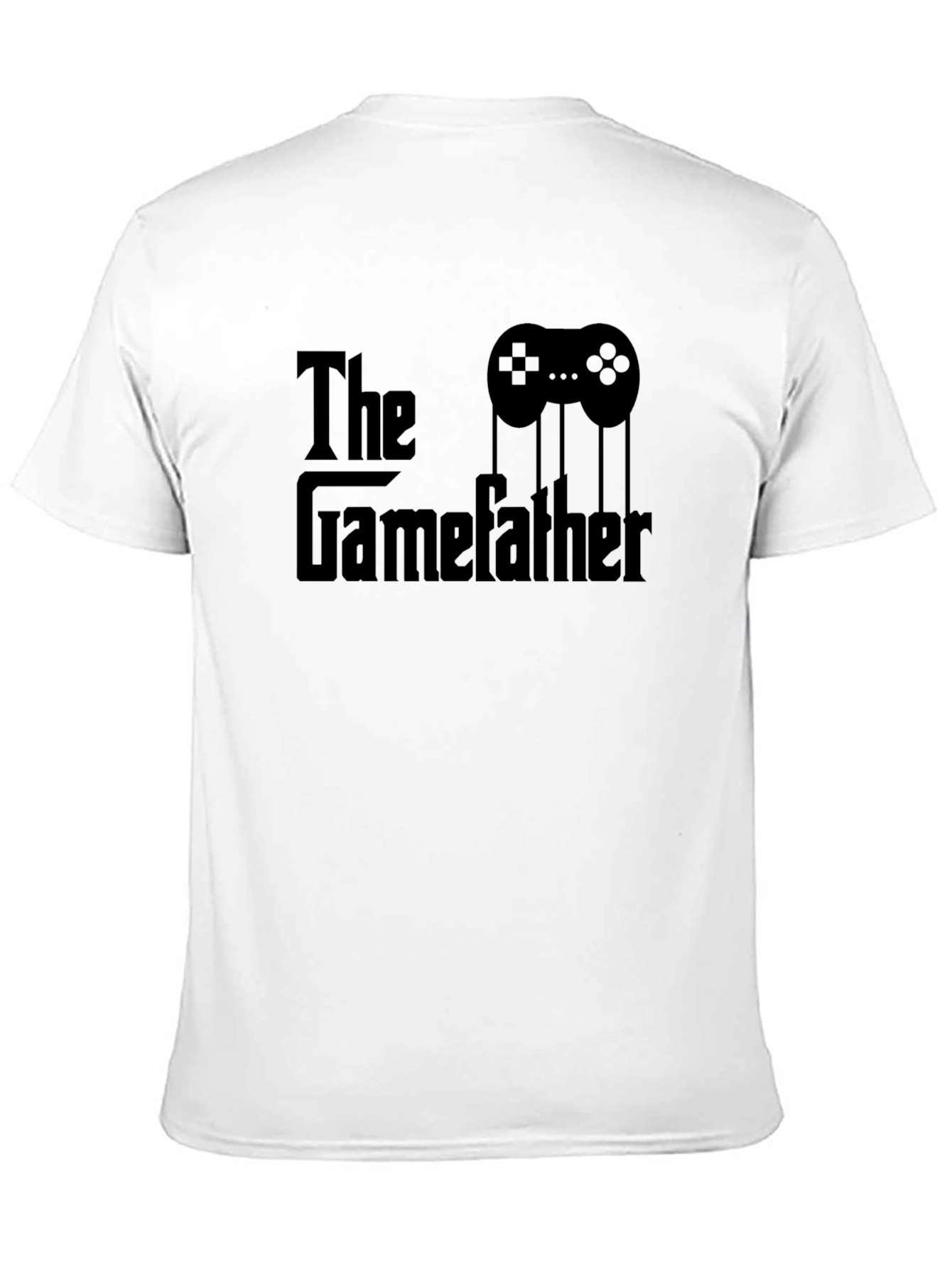 The Gamefather Black T-Shirt - Gamer Dad Tee