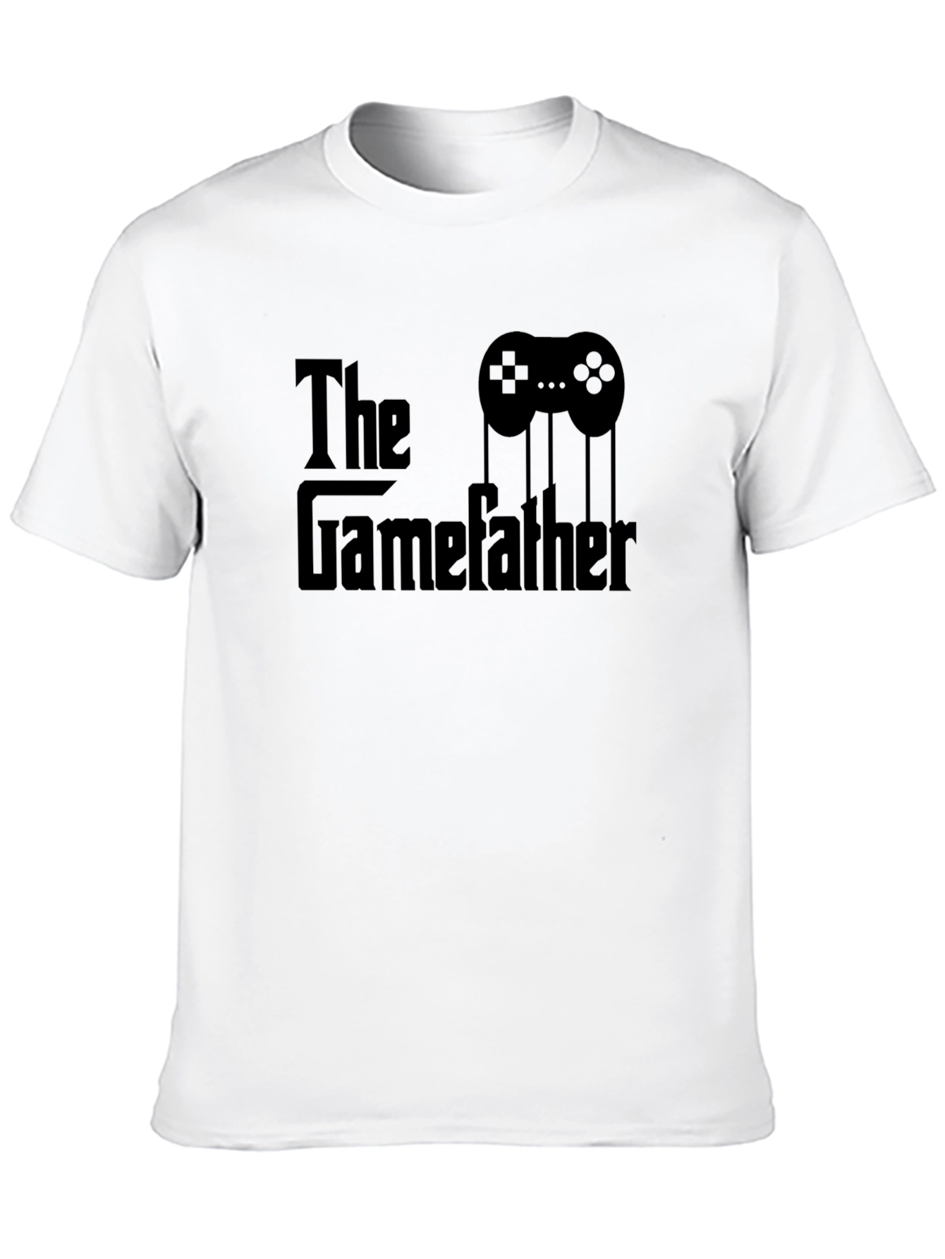 The Gamefather Black T-Shirt - Gamer Dad Tee