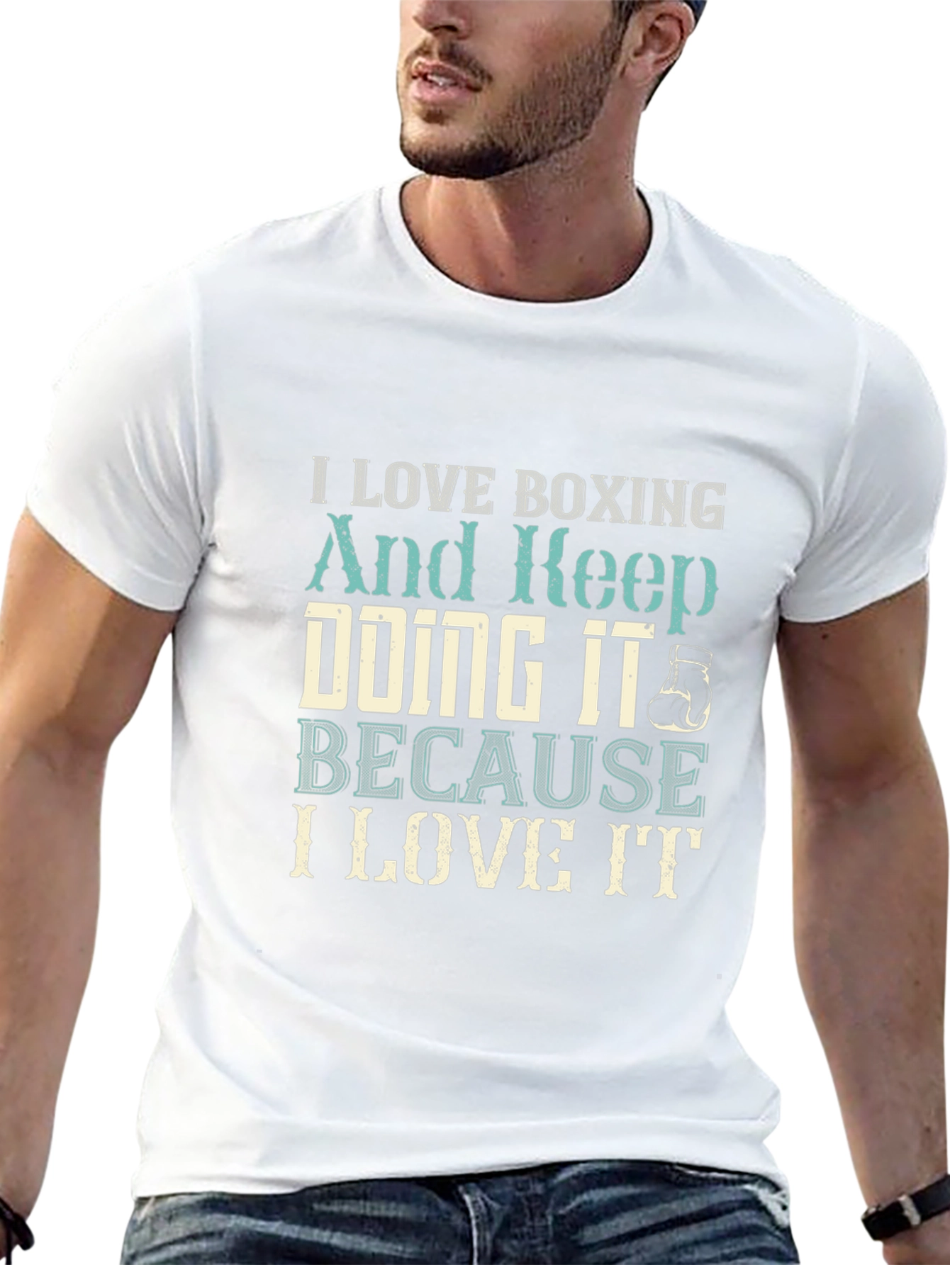 I Love Boxing Graphic T-Shirt