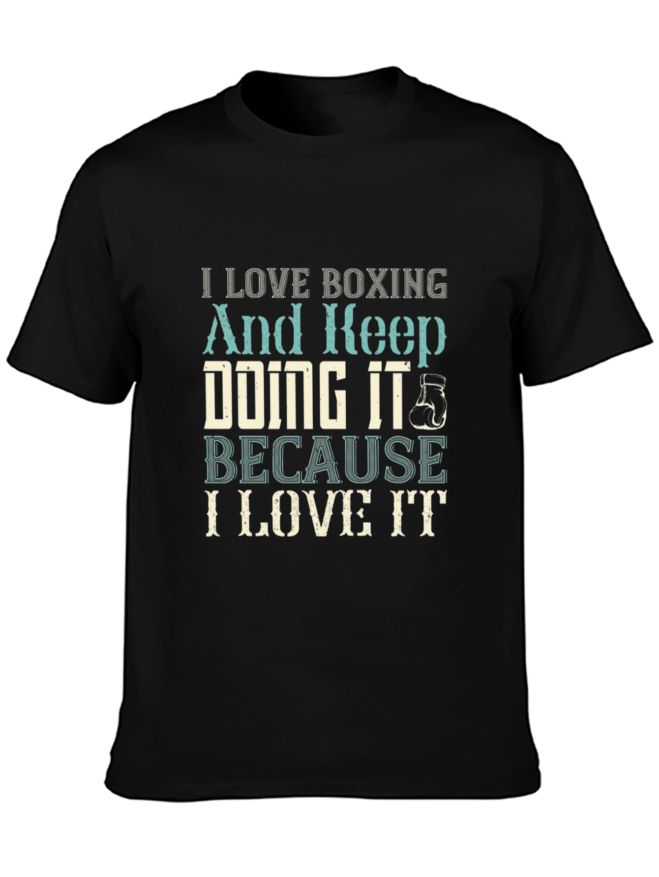 I Love Boxing Graphic T-Shirt