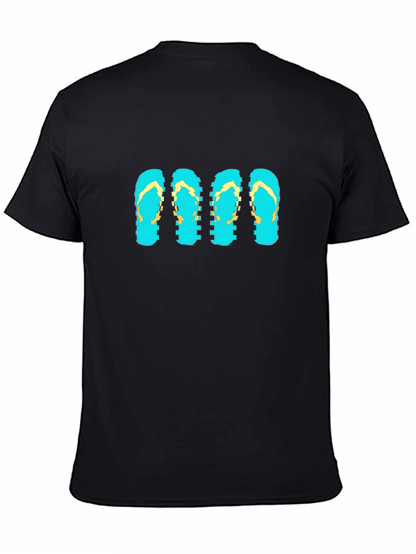 Flip Flop Graphic Tee - Black T-Shirt