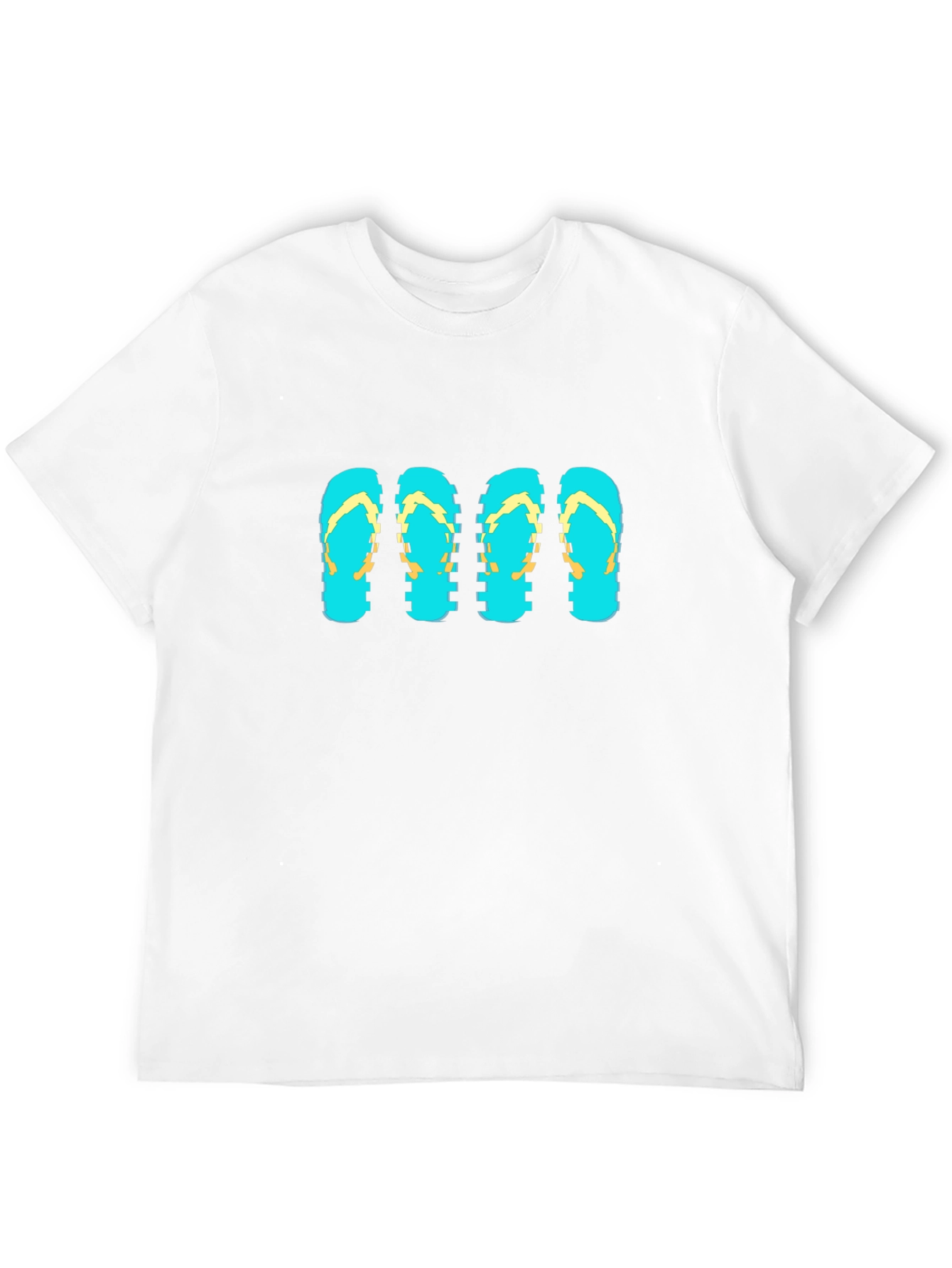 Flip Flop Graphic Tee - Black T-Shirt