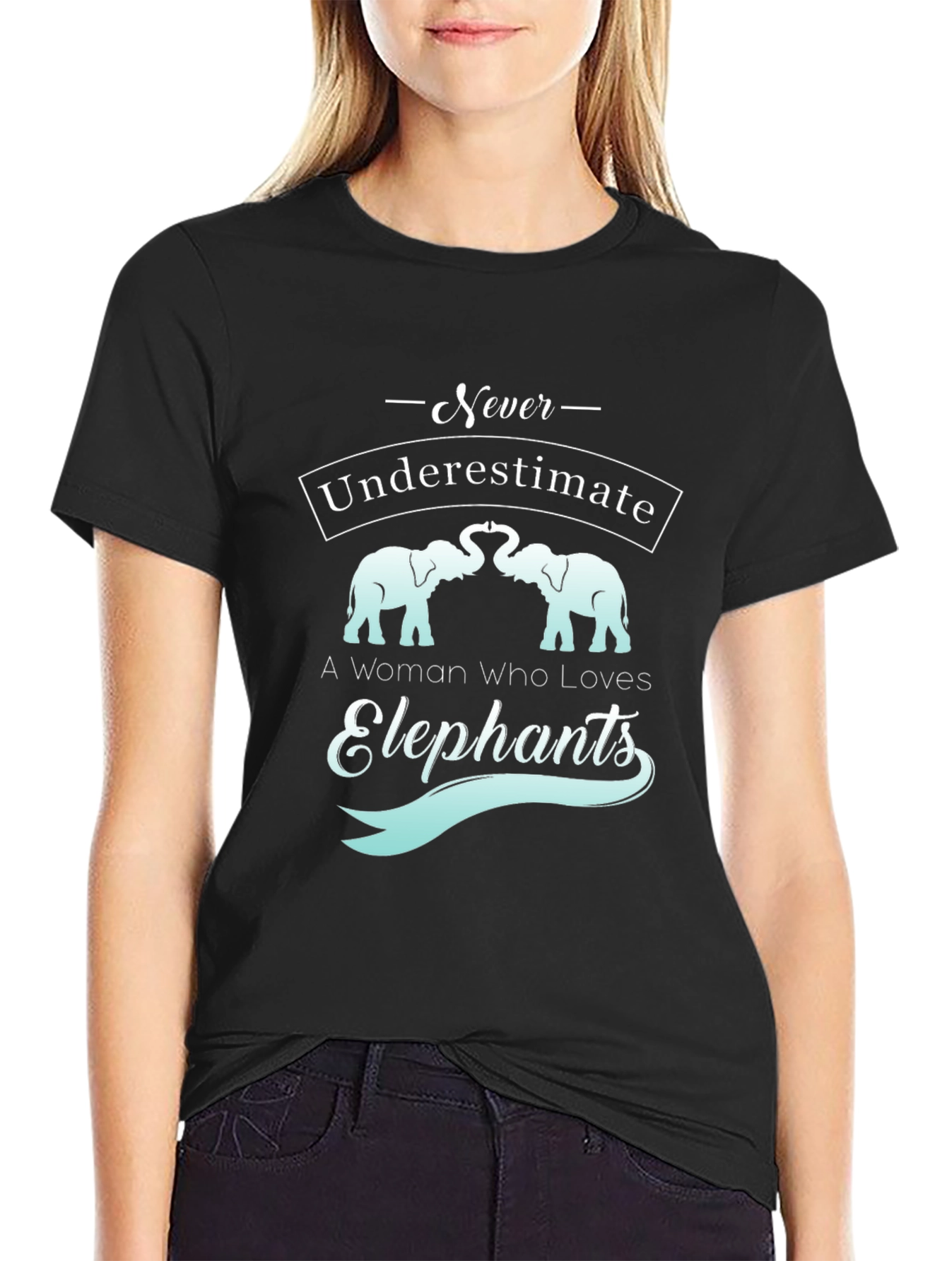 Never Underestimate Elephant Lover T-Shirt