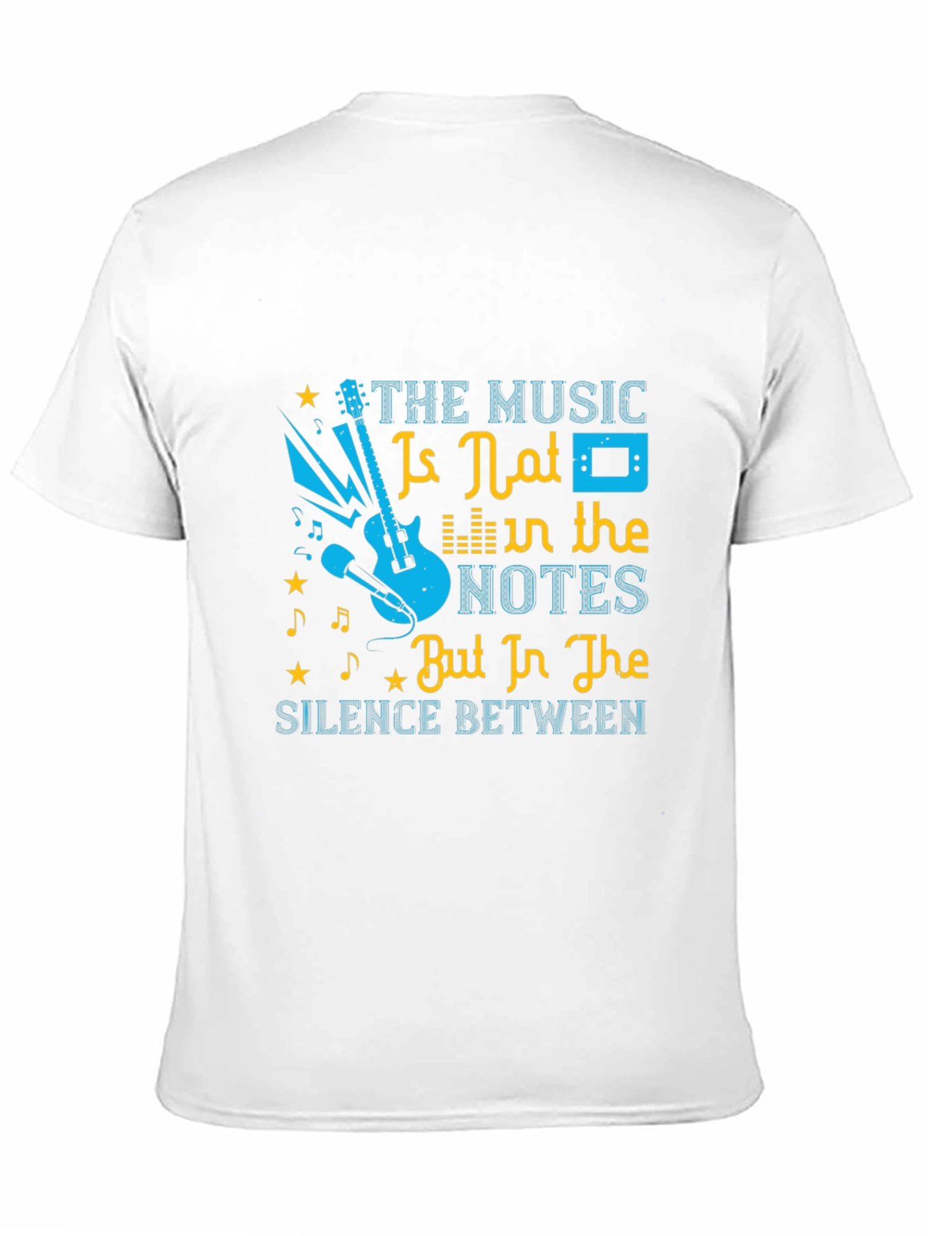 Music Lovers T-Shirt: Notes & Silence Graphic Tee