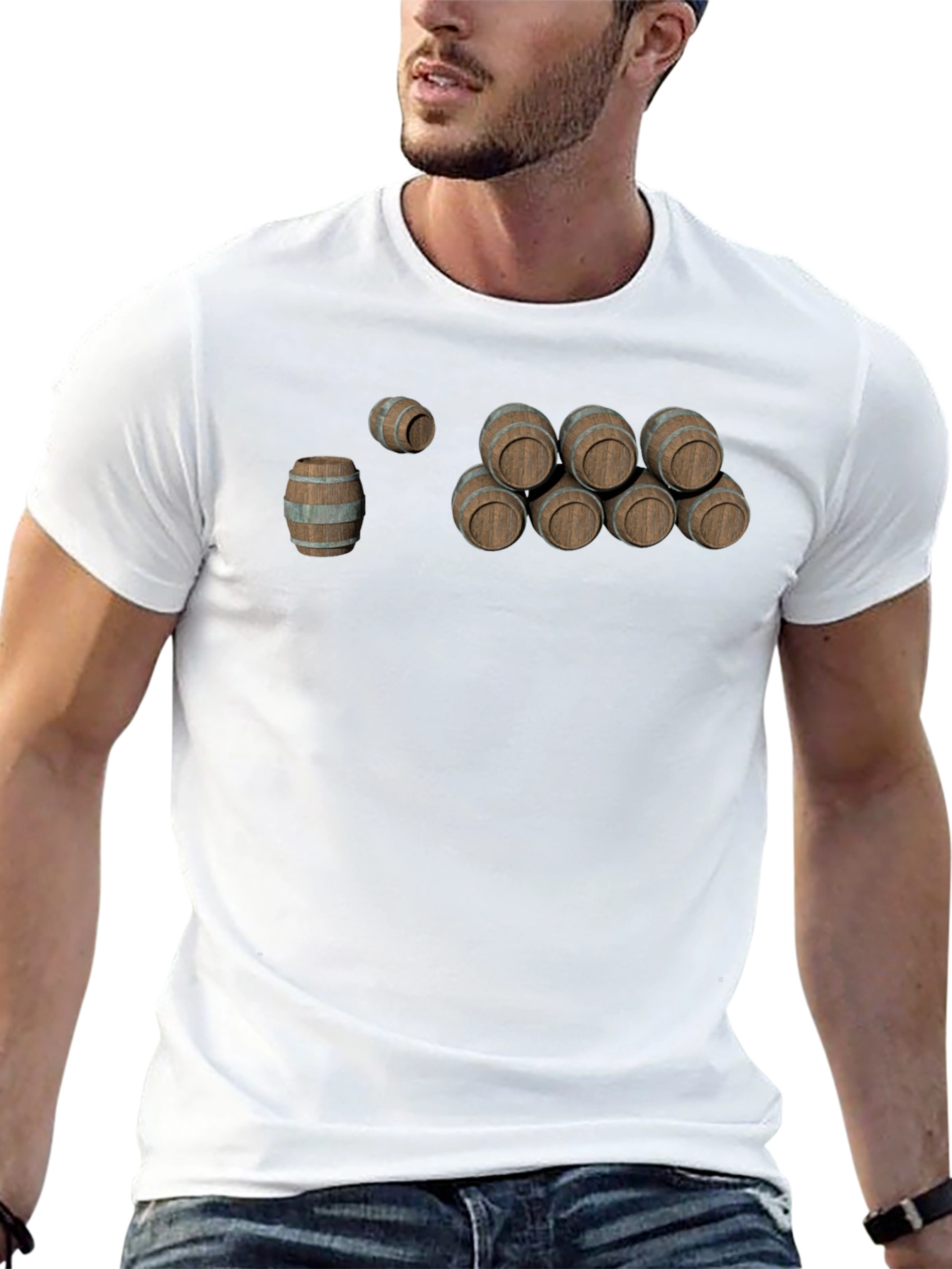 Barrel Pattern T-Shirt