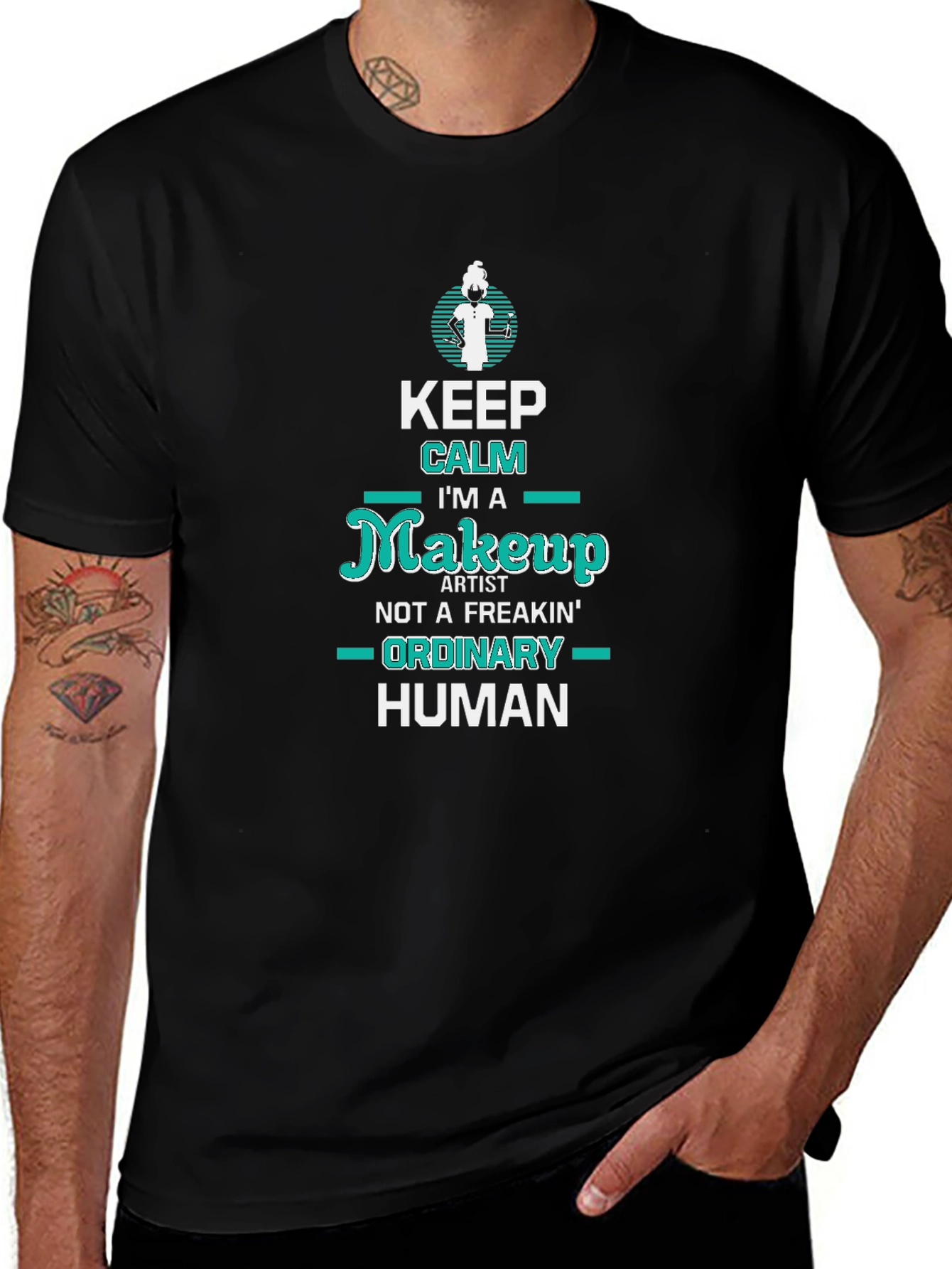 Makeup Artist T-Shirt - Keep Calm Funny Tee