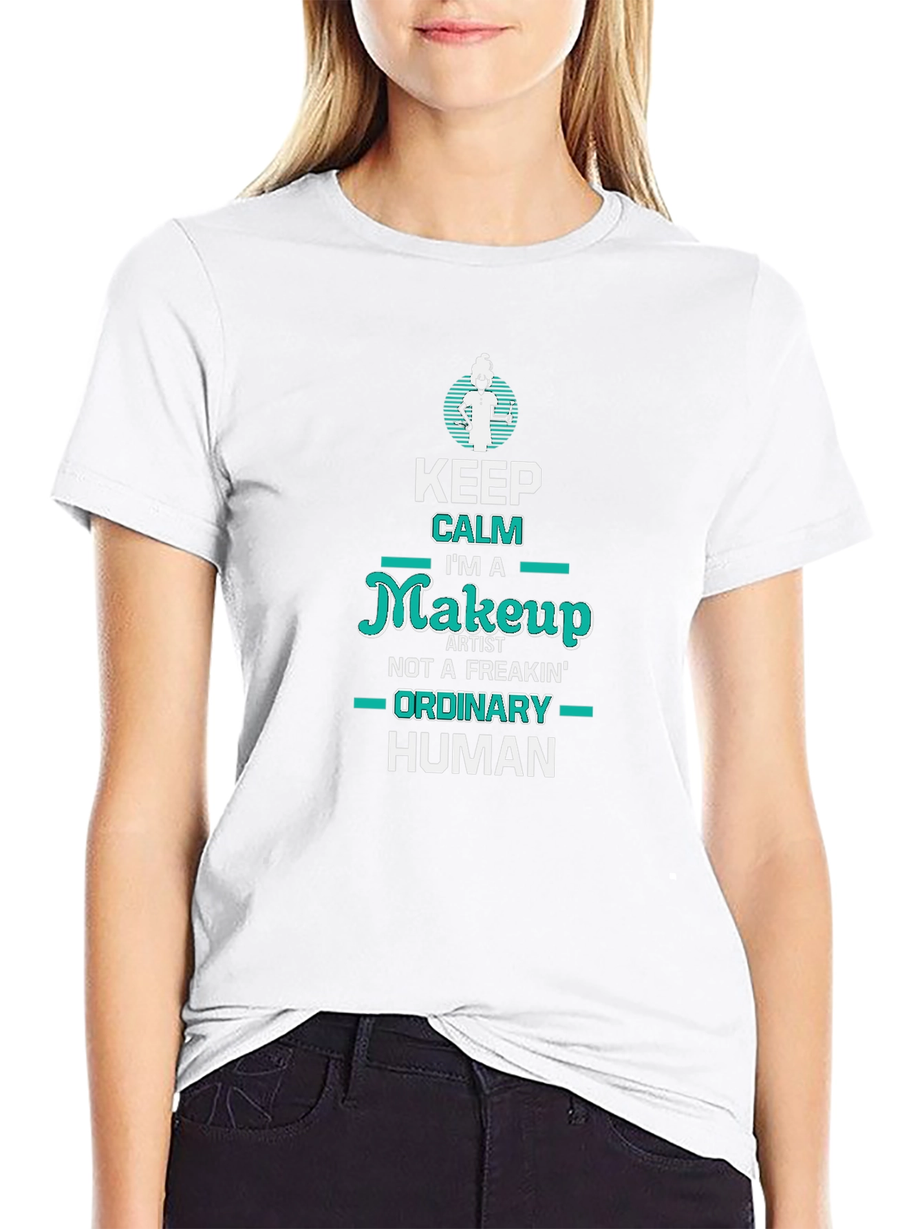 Makeup Artist T-Shirt - Keep Calm Funny Tee