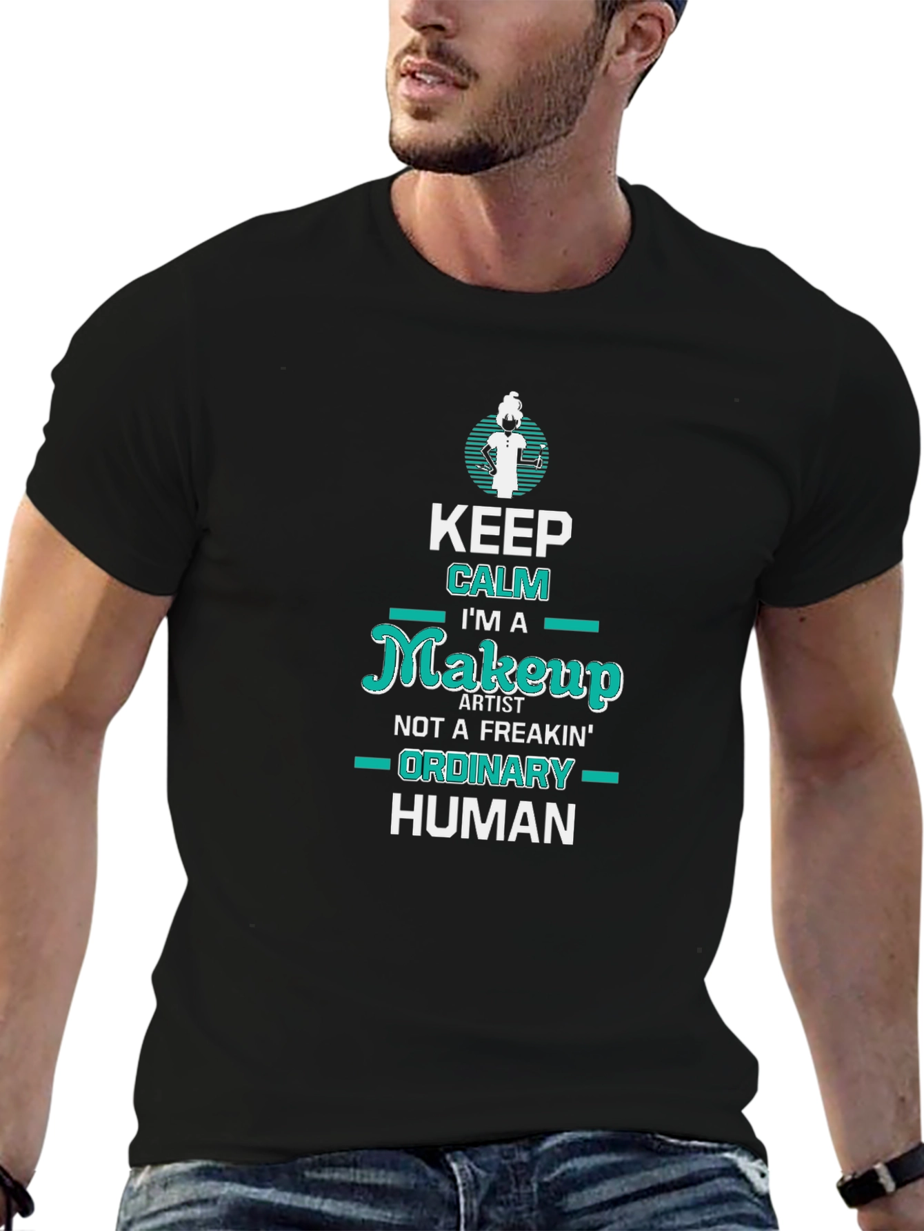 Makeup Artist T-Shirt - Keep Calm Funny Tee