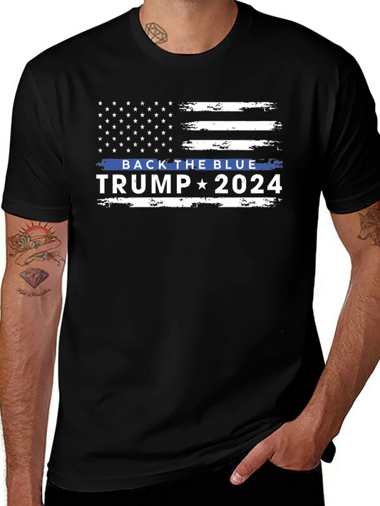 Back the Blue Trump 2024 T-Shirt