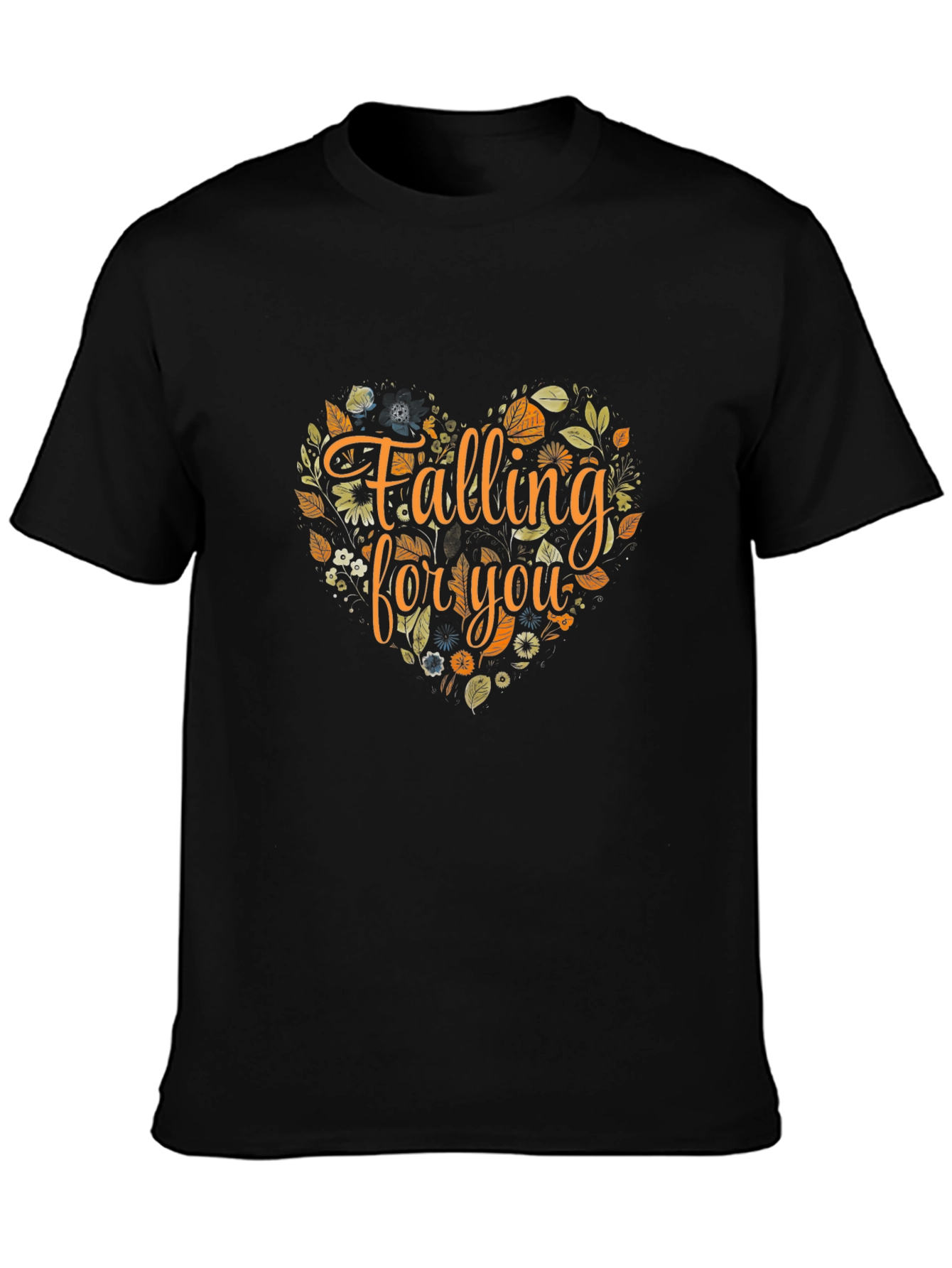 Falling for You Floral Heart Graphic Tee