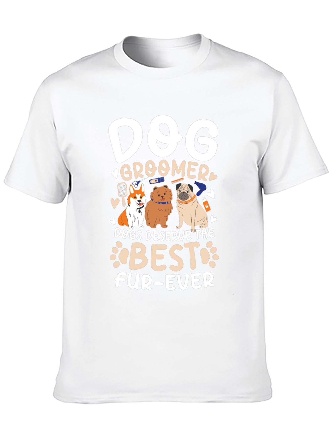 Dog Groomer Fur-Ever Black T-Shirt