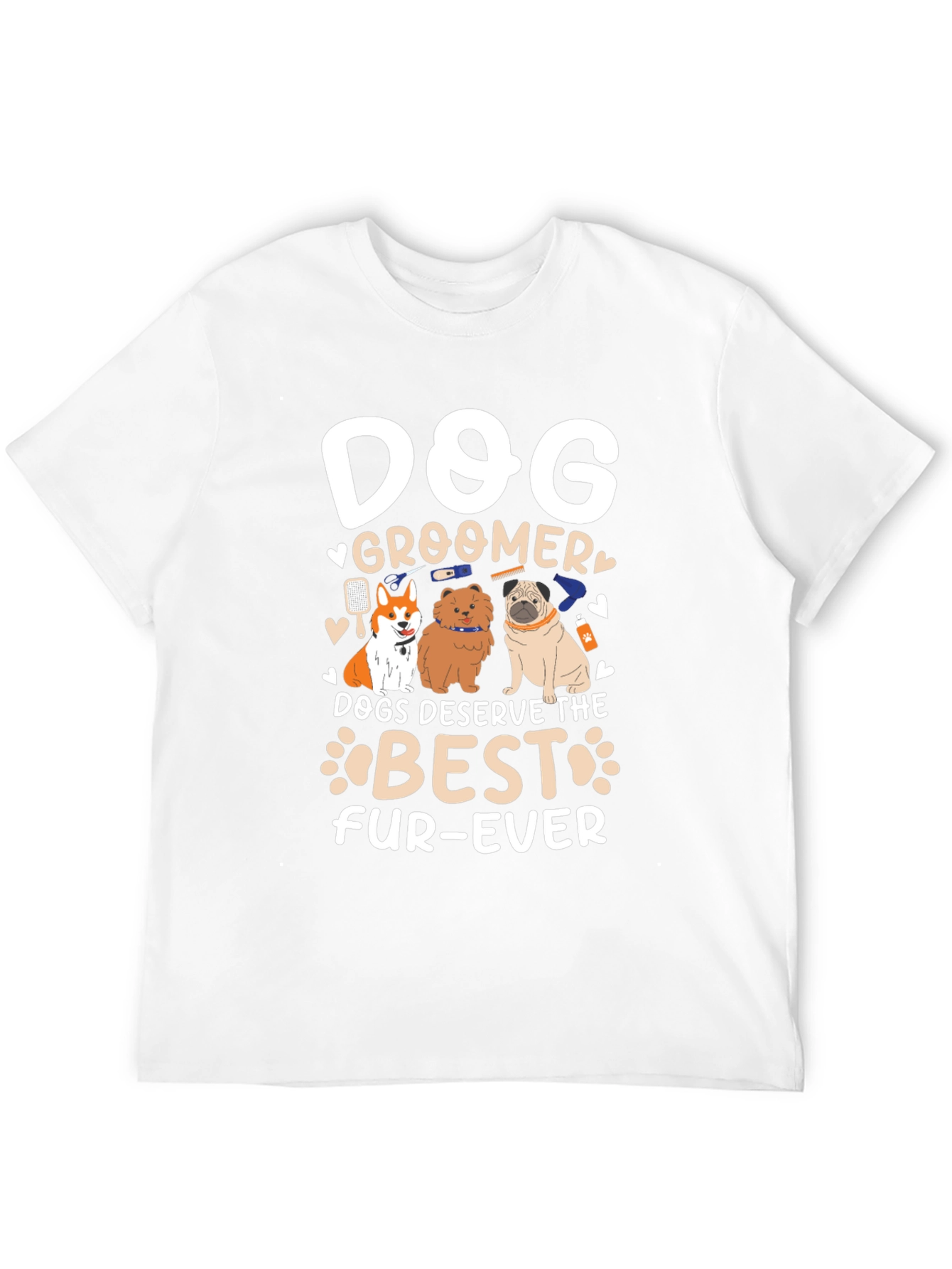 Dog Groomer Fur-Ever Black T-Shirt