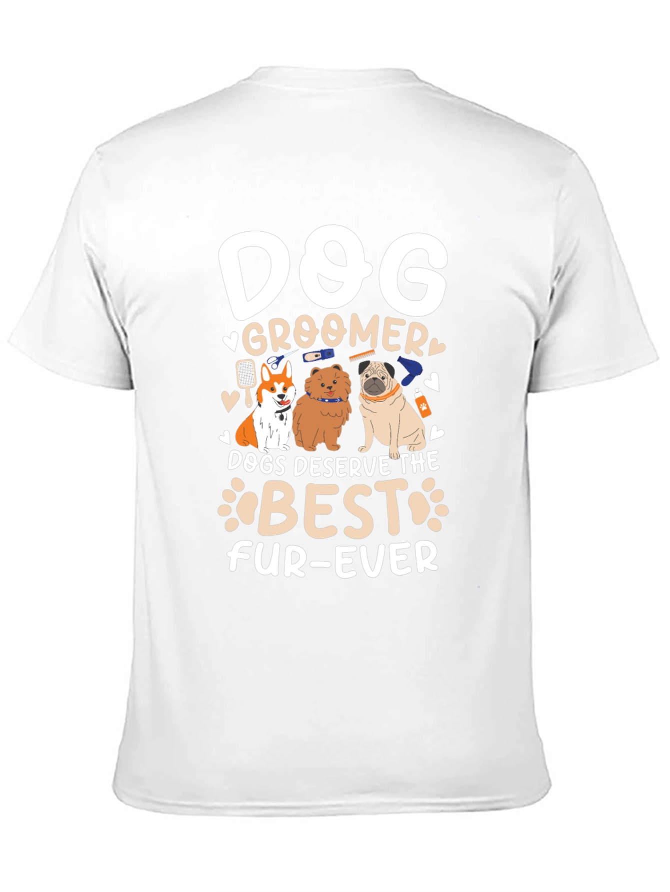 Dog Groomer Fur-Ever Black T-Shirt