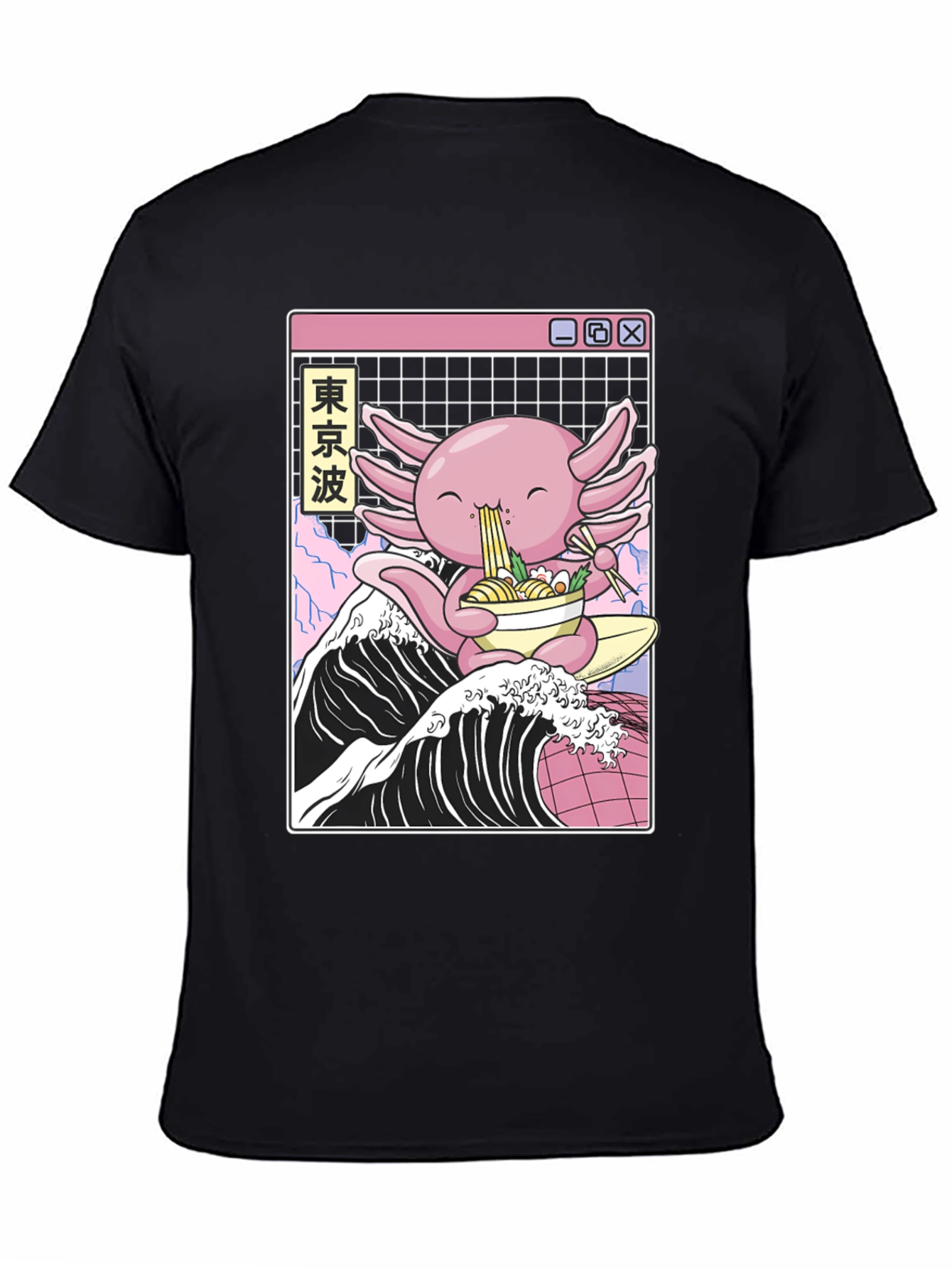 Axolotl Ramen Wave T-Shirt - Tokyo Style